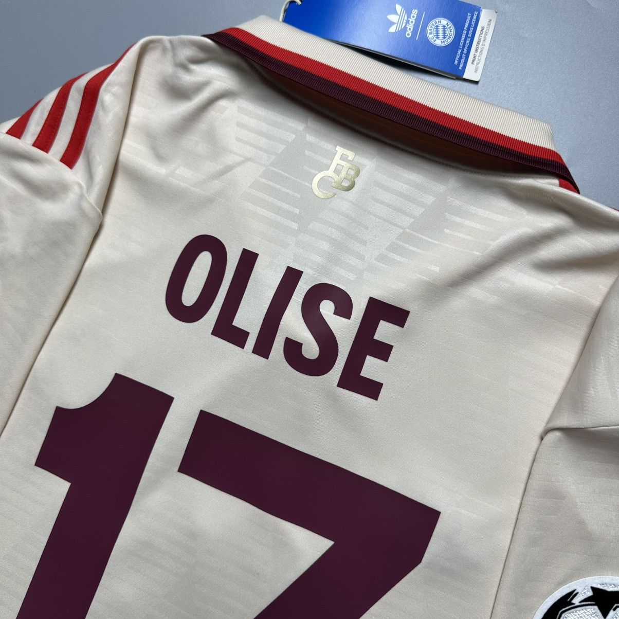 Vintage BAYERN ADIDAS 2024/2025 FOOTBALL THIRD JERSEY #17 OLISE Size US XL / EU 56 / 4 - 10 Thumbnail