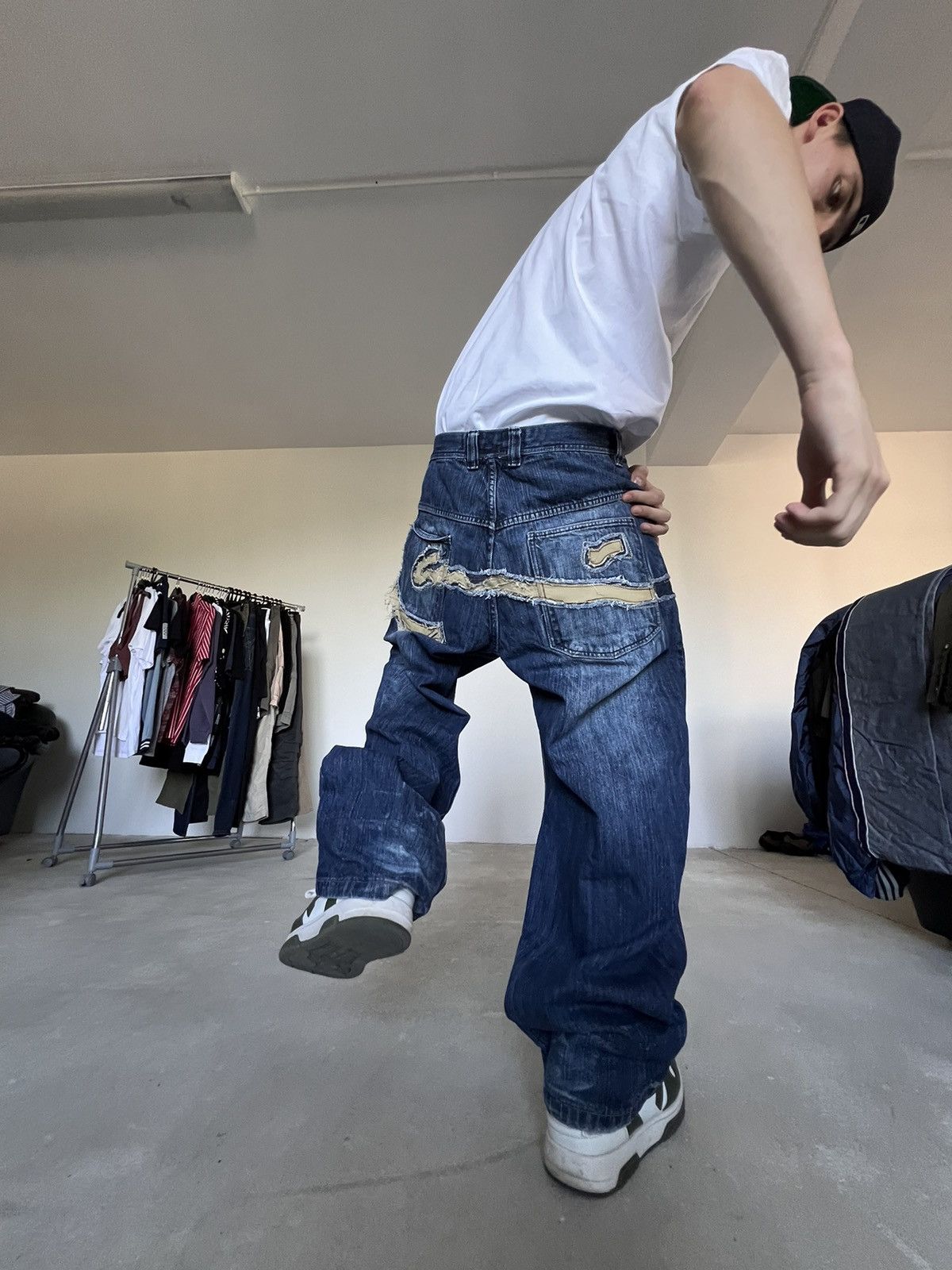 Karl Kani Vintage Karl Kani jeans buggy rap Brooklyn Size US 38 / EU 54 - 17 Thumbnail