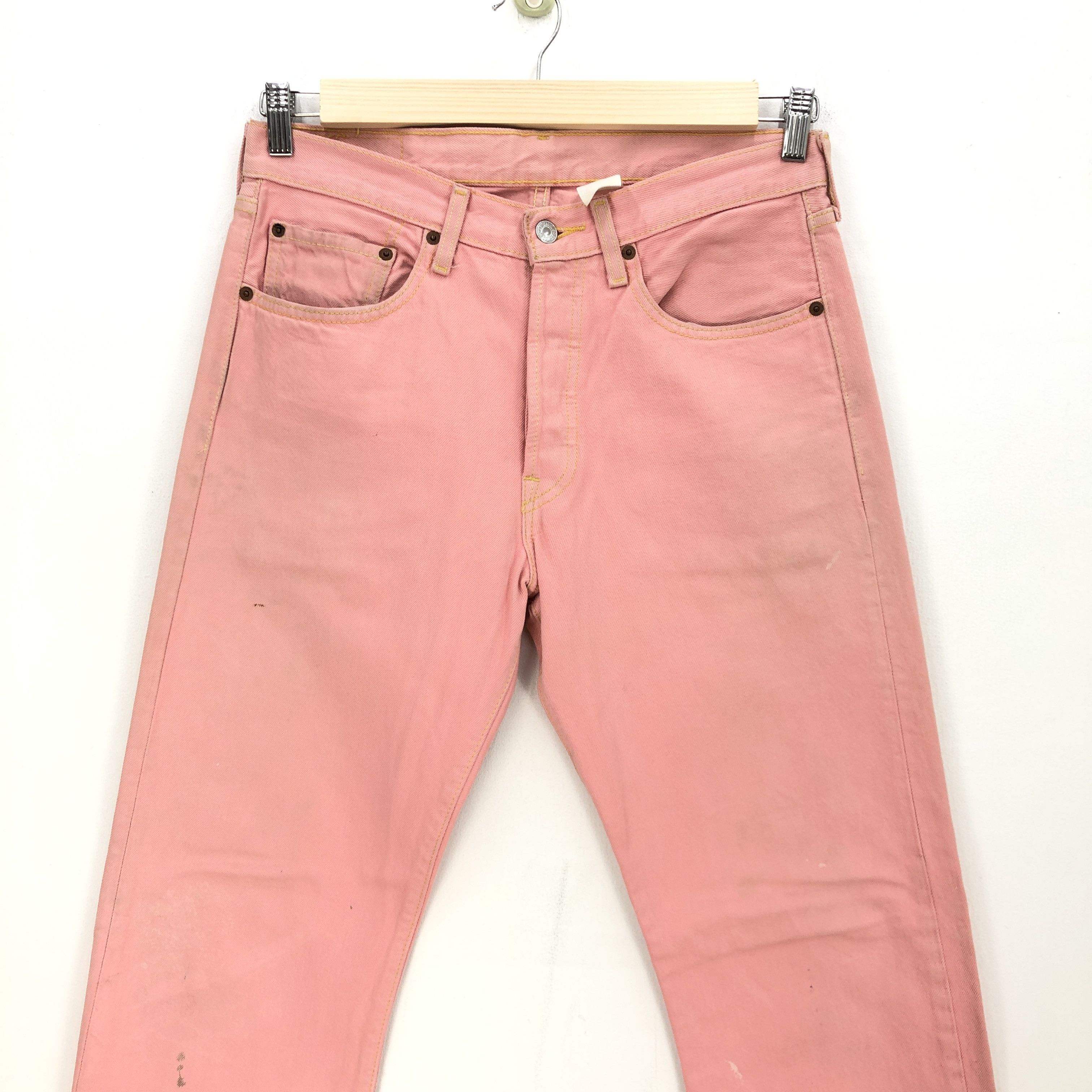 Levi's Vintage Levis Jeans Pink Levi's 501 Denim Dirty Levis Pants Size US 32 / EU 48 - 4 Thumbnail