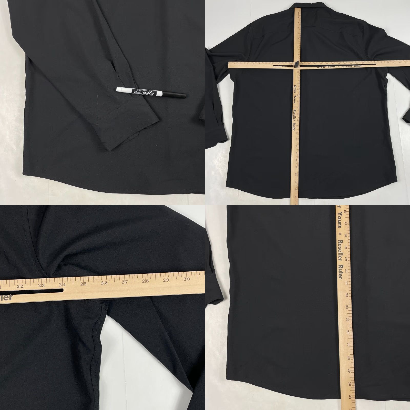 Vintage FLX Shirt Mens XL Black Long Sleeve Button-Up Fishing Stretch Technical Shirt Size US XL / EU 56 / 4 - 9 Thumbnail