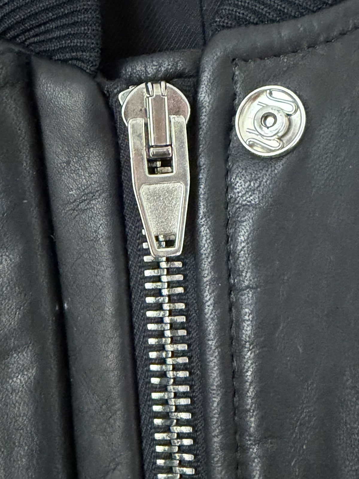 Alexander Wang Alexander Wang Heavy Leather Sample Bomber Jacket Archive M Size US L / EU 52-54 / 3 - 6 Thumbnail