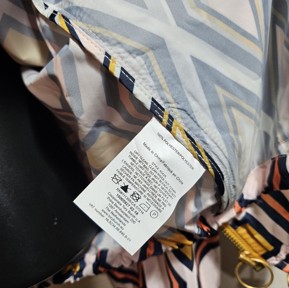 Tory Burch Tory Burch Digby Geometric Packable Lightweight Jacket 0 xs Size S / US 4 / IT 40 - 5 Thumbnail