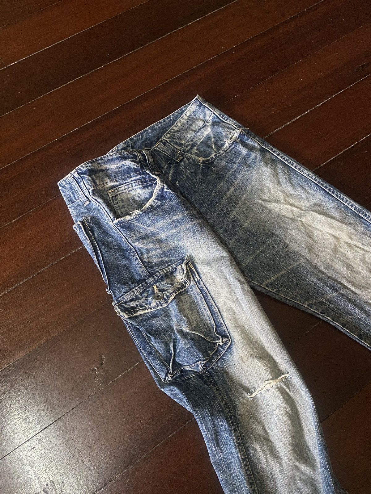 Orslow FIRE 🔥 JOHN BULL KOJIMA JAPAN CARGO DISTRESSED HONEY COMB Size US 36 / EU 52 - 8 Thumbnail