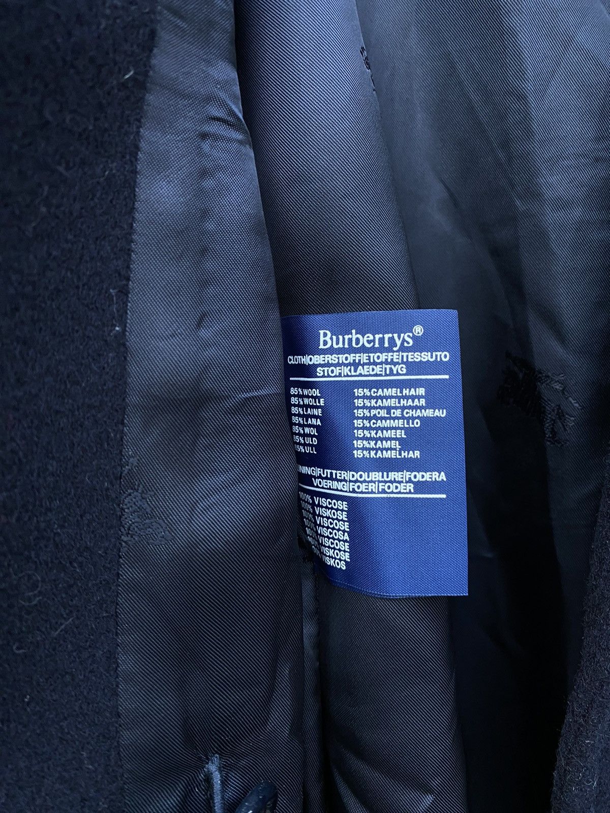 Burberry Burberrys Vintage Wool Double Breasted coat jacket size 12 Size M / US 6-8 / IT 42-44 - 6 Thumbnail