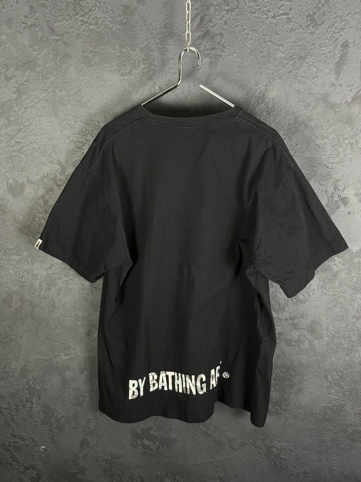 Bape Bape Space Camo Ape Face On Bapesta Tee Black Size US XXL / EU 58 / 5 - 14 Thumbnail