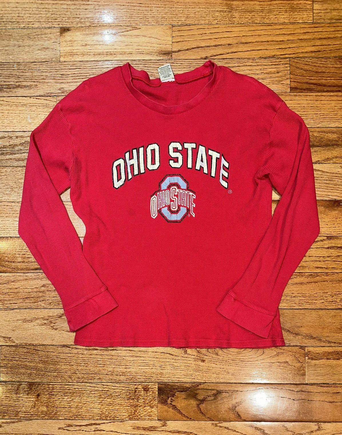 Vintage Vintage Ohio State University Thermal Long-sleeve Size US XL / EU 56 / 4 - 1 Thumbnail