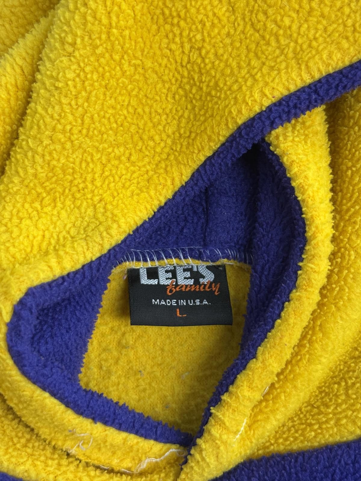 Lee VTG 90s LA Lakers Fleeece Hoodie Made in USA Los Angeles L Size US L / EU 52-54 / 3 - 2 Thumbnail