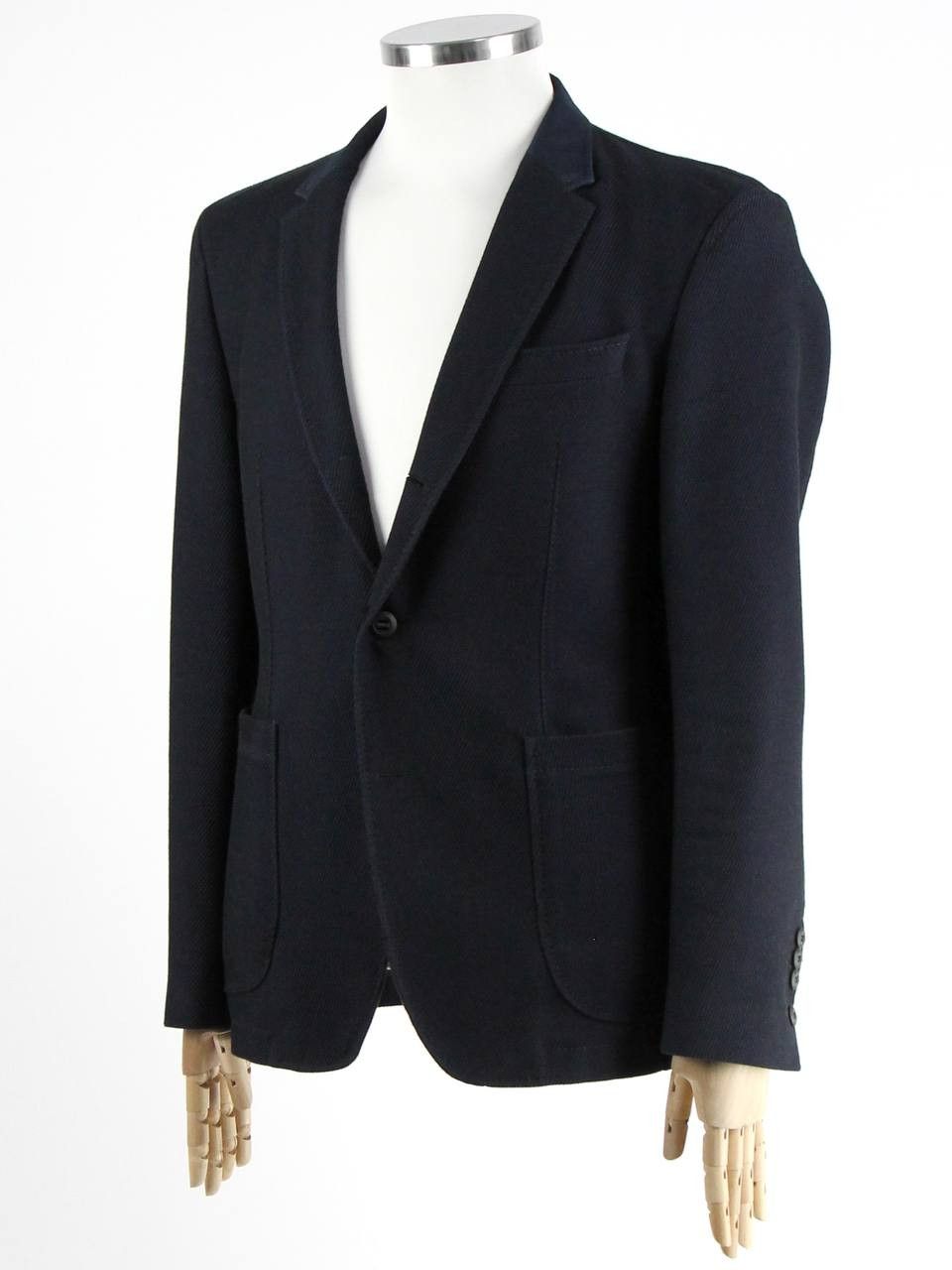 Joop! JOOP! JEANS Slim knit jacket made of wool and cotton Size 48R - 3 Thumbnail