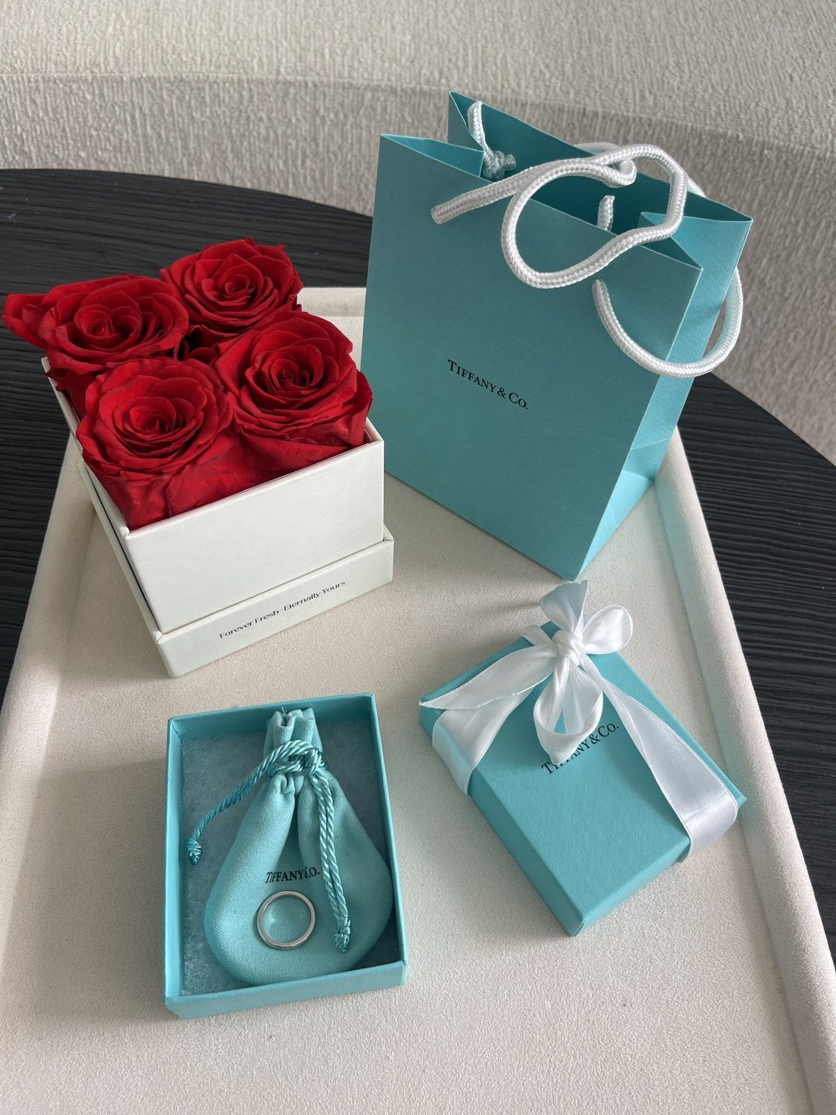 Tiffany & Co. Tiffany & Co. Forever Ring Platinum Diamonds 5.25 $1850 Size ONE SIZE - 5 Thumbnail