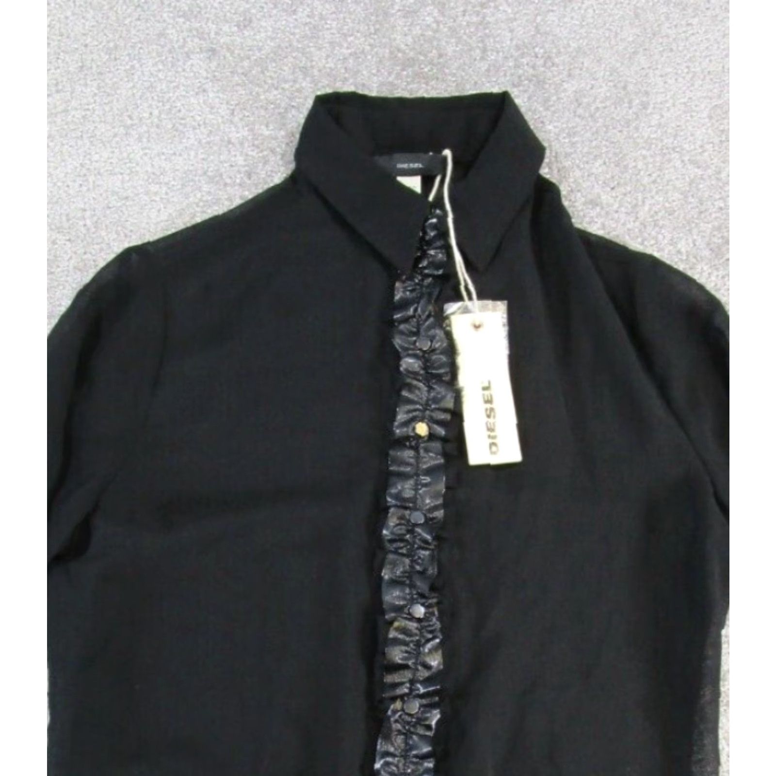 Diesel Diesel Shirt Womens Xs Black C-Susha Tunic y2k New Size XS / US 0-2 / IT 36-38 - 2 Thumbnail
