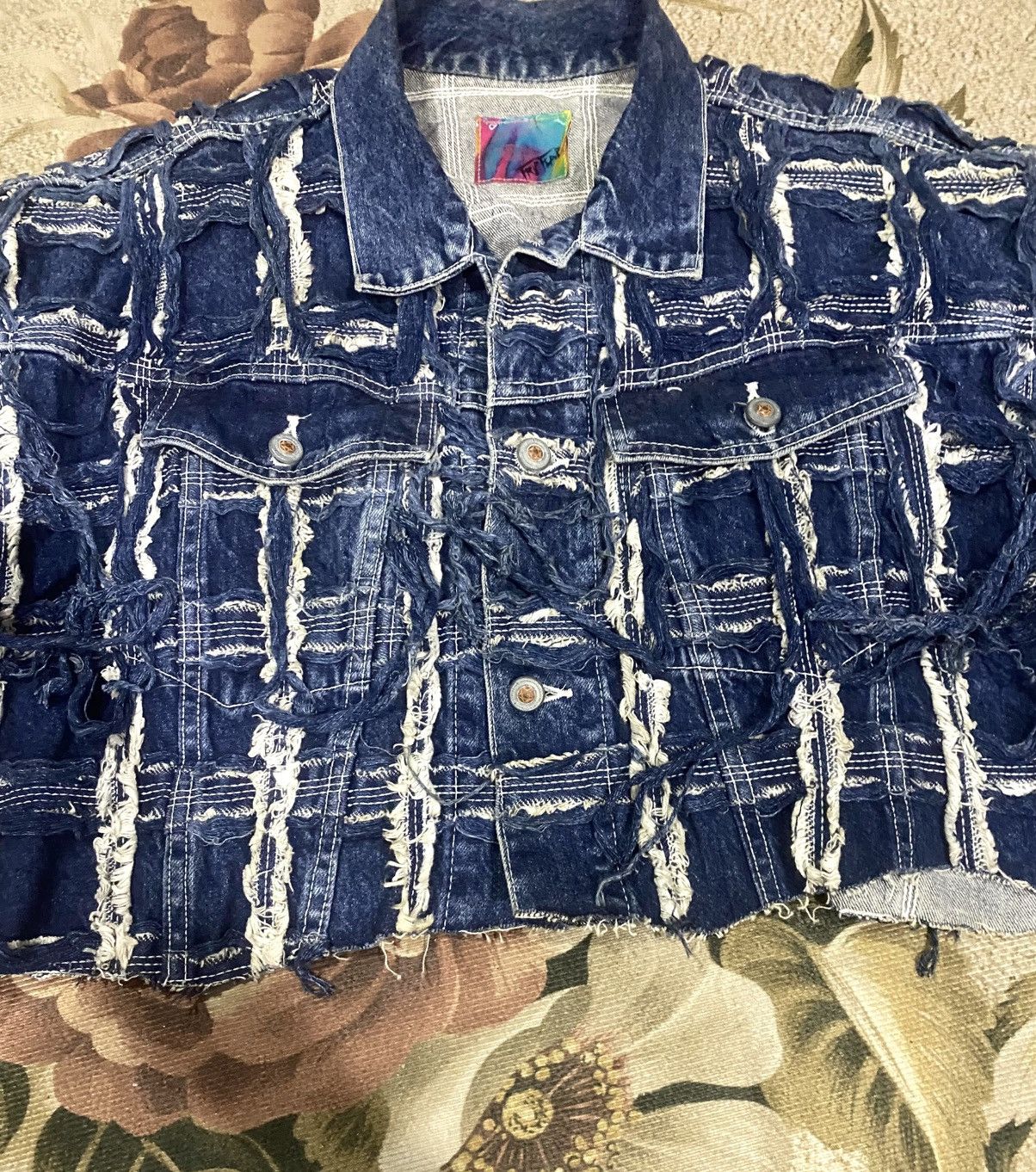 Japanese Brand × Kapital Frip Frap crop denim jacket Size XL / US 12-14 / IT 48-50 - 4 Thumbnail