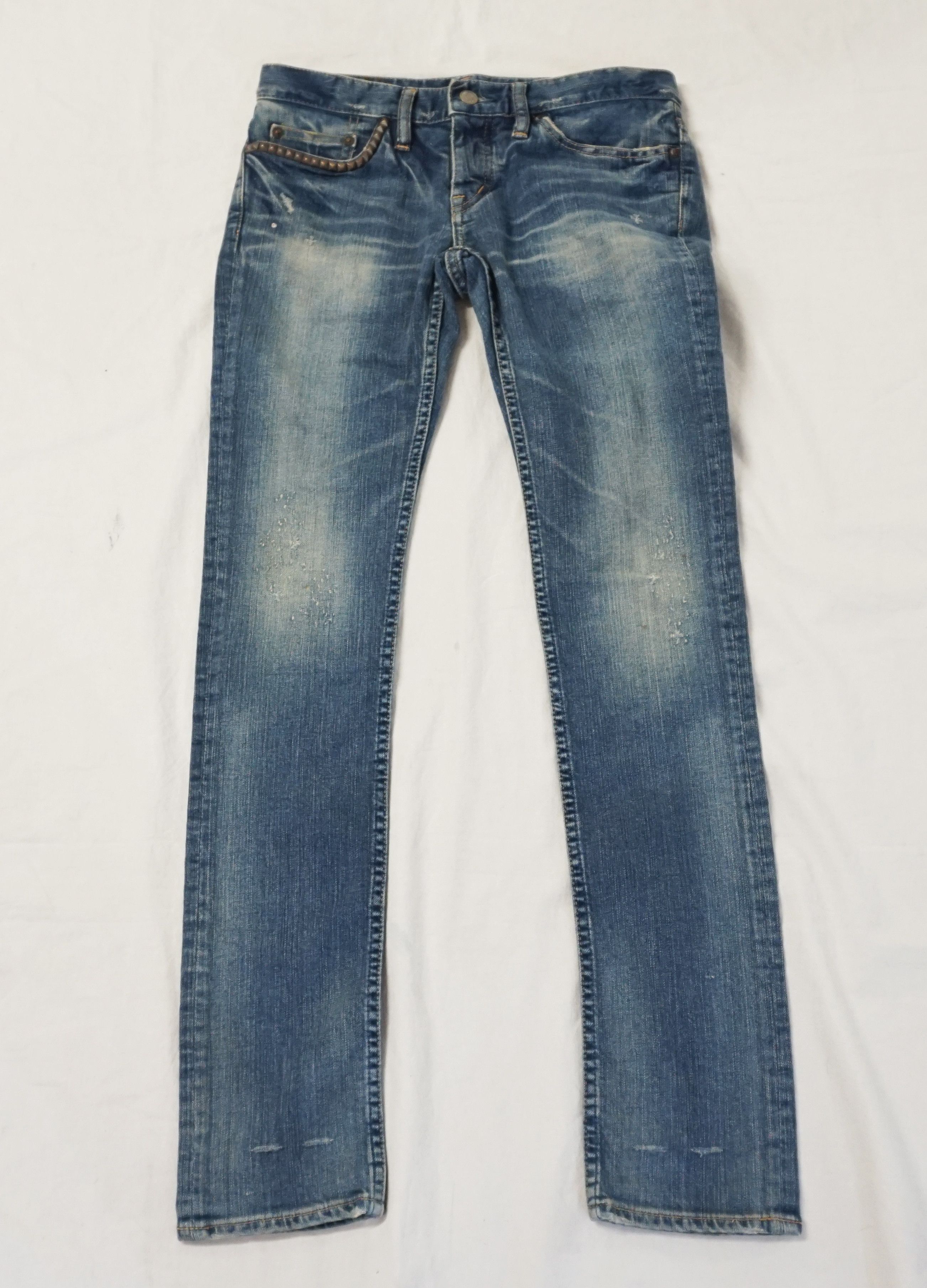 Designer × Hysteric Glamour × Vintage 00's Hysteric Glamour Studded jeans Made in Japan Size 27" / US 4 / IT 40 - 1 Thumbnail