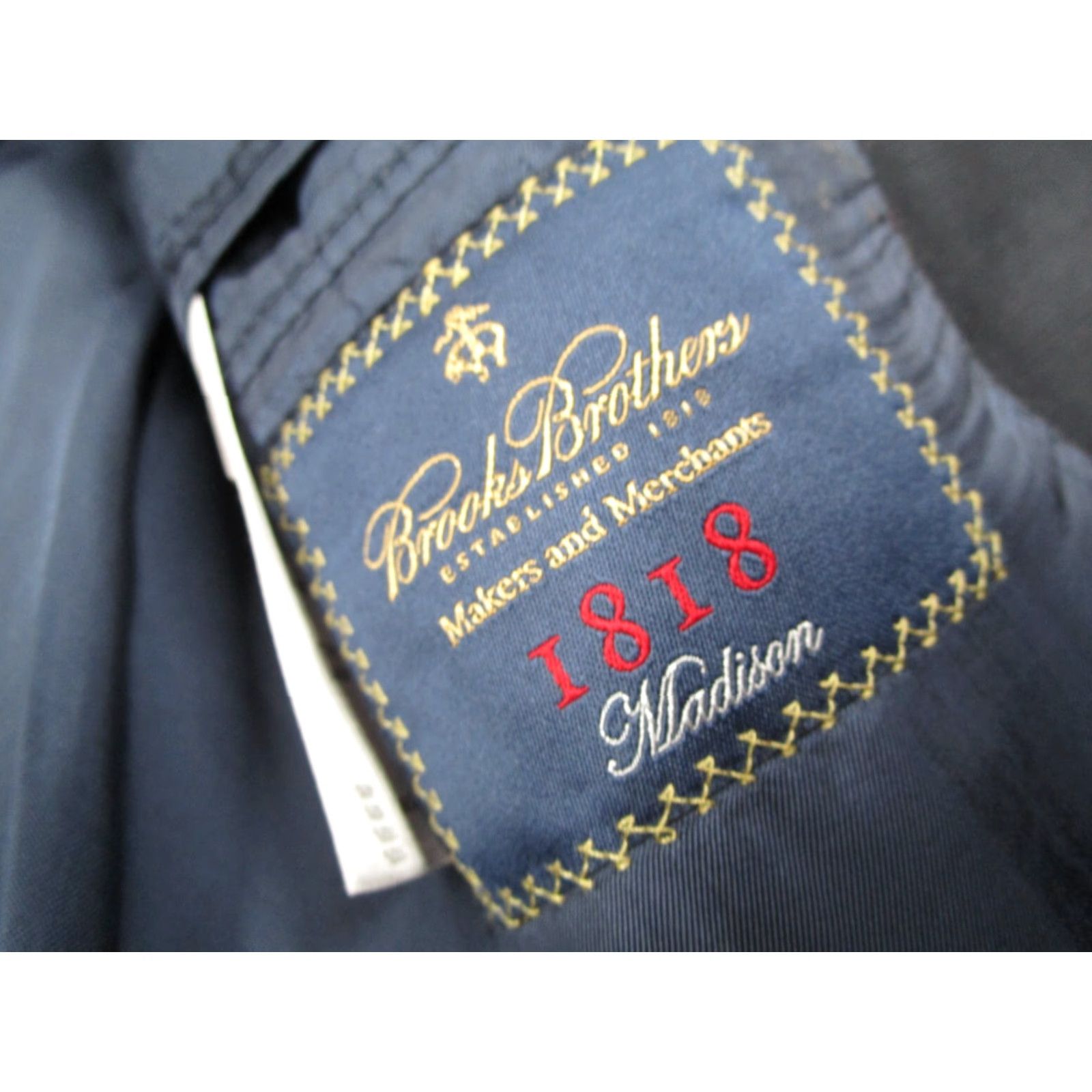 Brooks Brothers Brooks Brothers Jacket Mens Blue 45 R Wool Single-Breasted 2-Button Notch Lapel City Classic Preppy USA Size US S / EU 44-46 / 1 - 3 Thumbnail