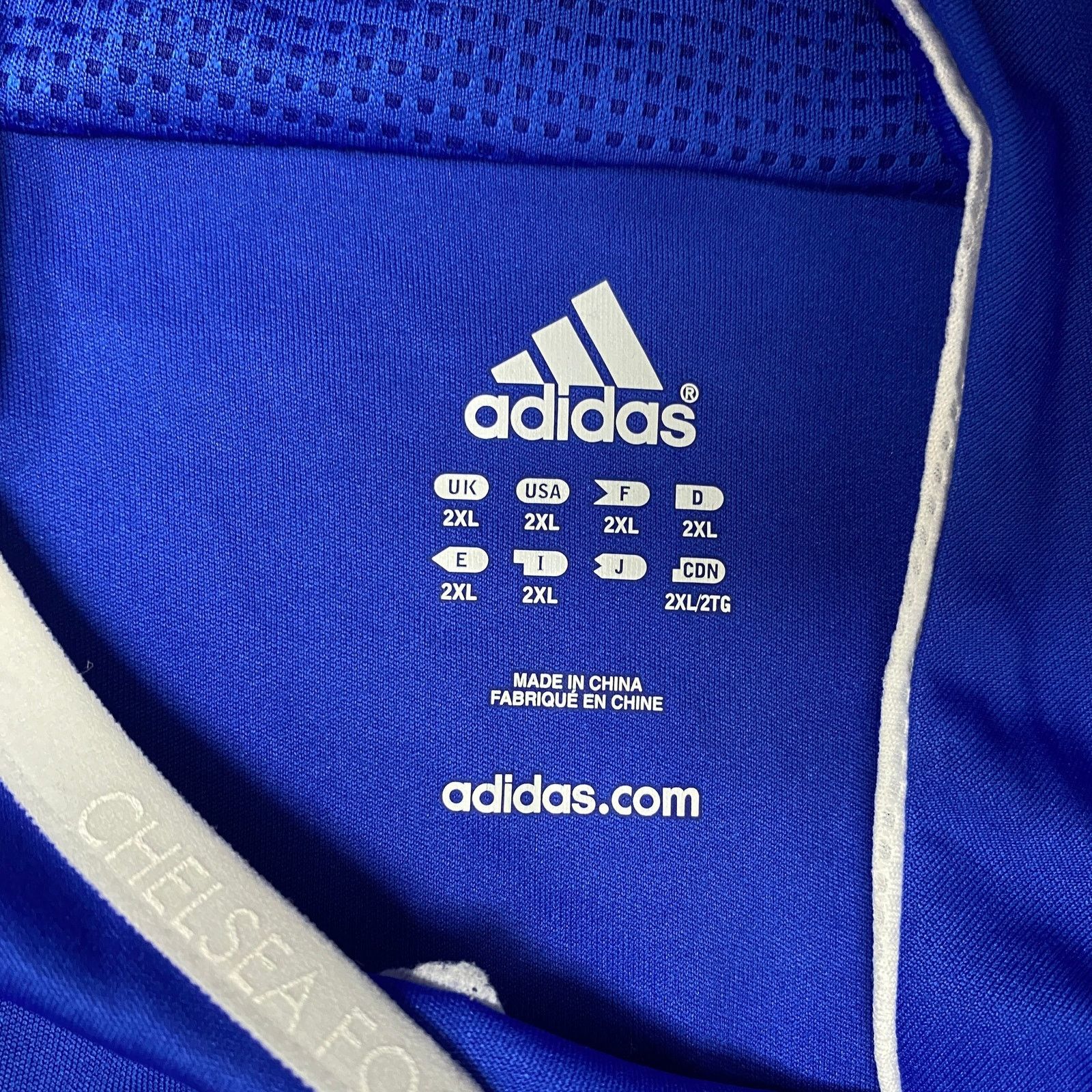 Adidas Vintage Chelsea Football Adidas Ballack 13 2006 Home Jersey Size US XXL / EU 58 / 5 - 15 Thumbnail