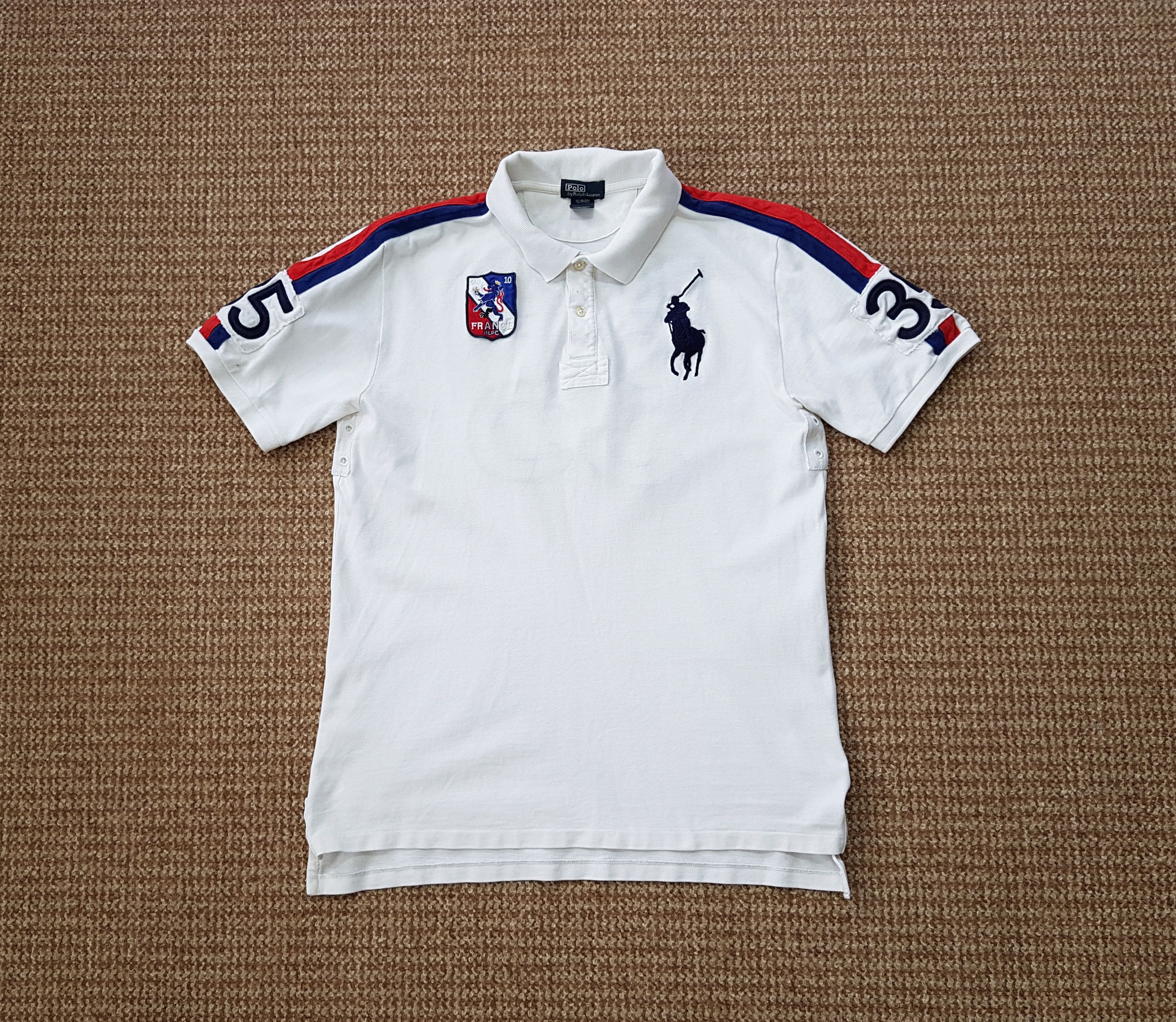 Polo Ralph Lauren Ralph Lauren Polo Vintage #35 France Big Pony Shirt sz S Size US S / EU 44-46 / 1 - 4 Thumbnail