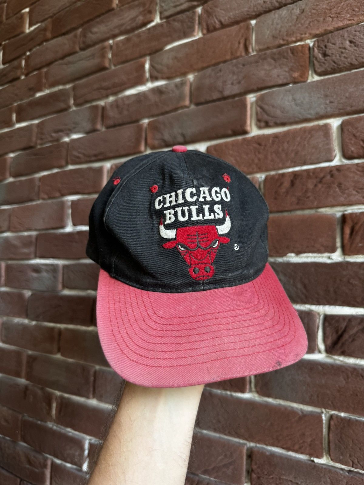 Vintage Vintage 90s Chicsgo Bulls NBA Basketball Hat Cap Size ONE SIZE - 1 Thumbnail