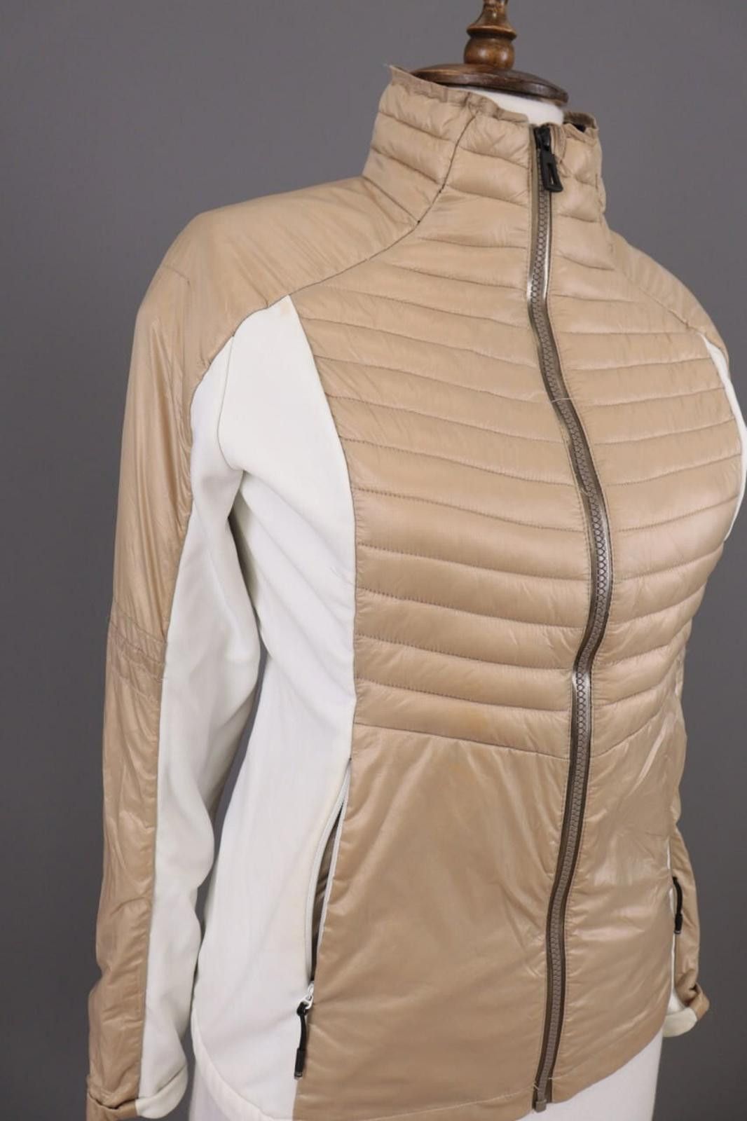 Rossignol Rossignol Beige Full Zip Hiking Outdoor Puffer Jacket Size M Size M / US 6-8 / IT 42-44 - 7 Thumbnail