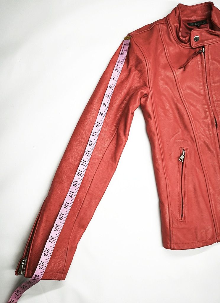 Y'2 Leather Y'2 LEATHER red riding women full leather jacket Size US XS / EU 42 / 0 - 8 Thumbnail