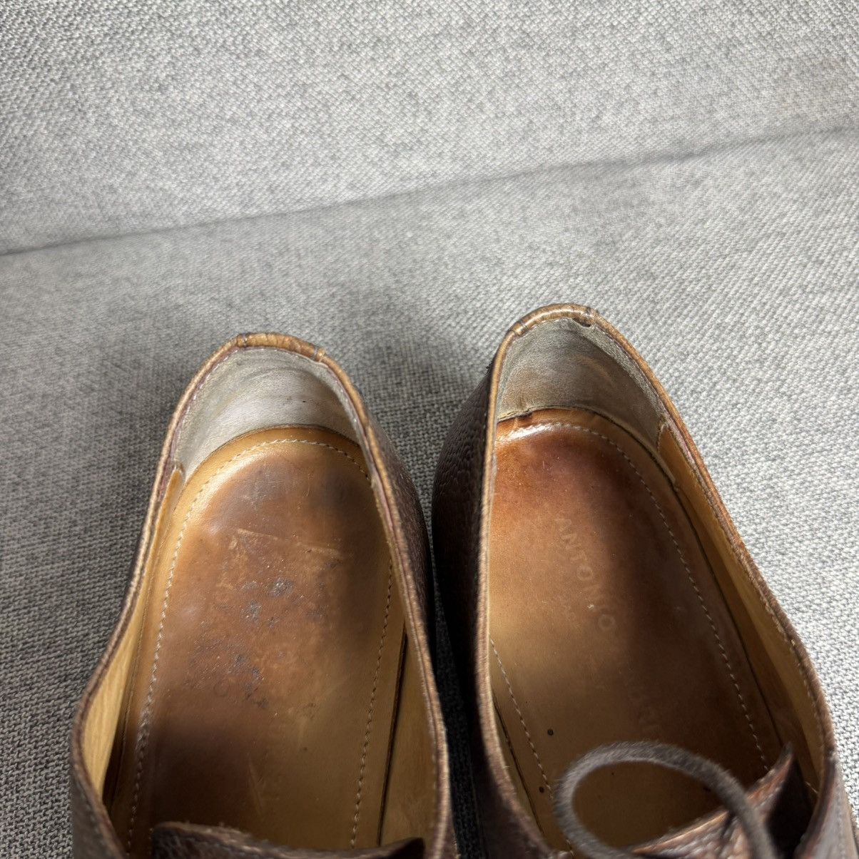 Antonio Maurizi Antonio Maurizi Brown Leather Oxford Shoes Size US 10 / EU 43 - 14 Thumbnail