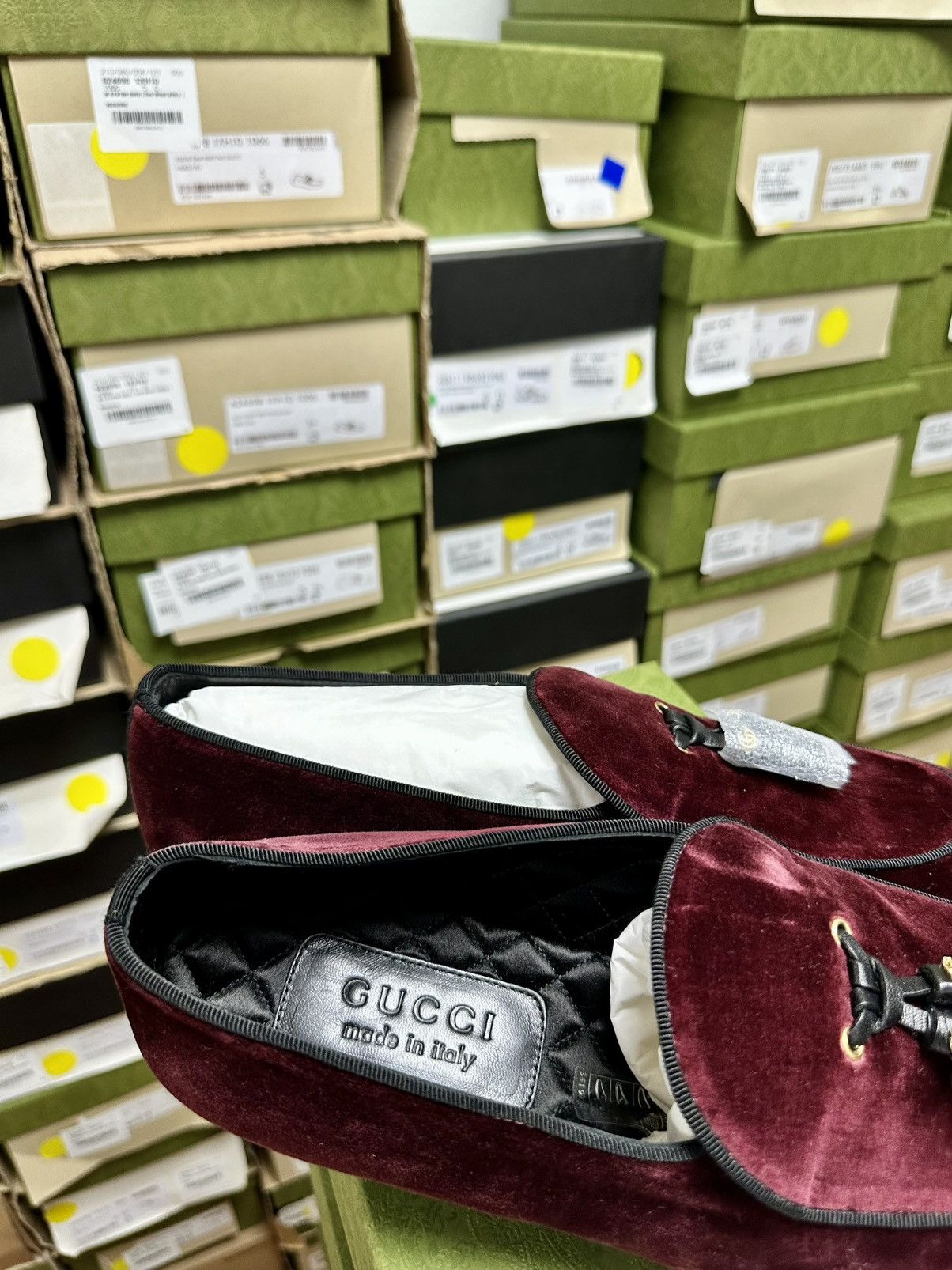 Gucci Gucci Leather Loafers 'Burgundy' Size US 11 / EU 44 - 5 Thumbnail