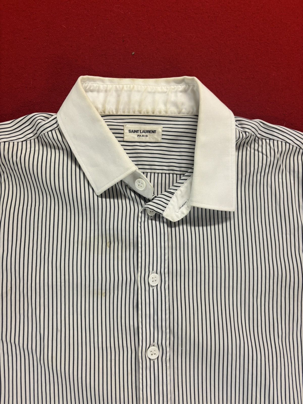 Saint Laurent Paris saint laurent striped button up shirt Size US XS / EU 42 / 0 - 2 Thumbnail