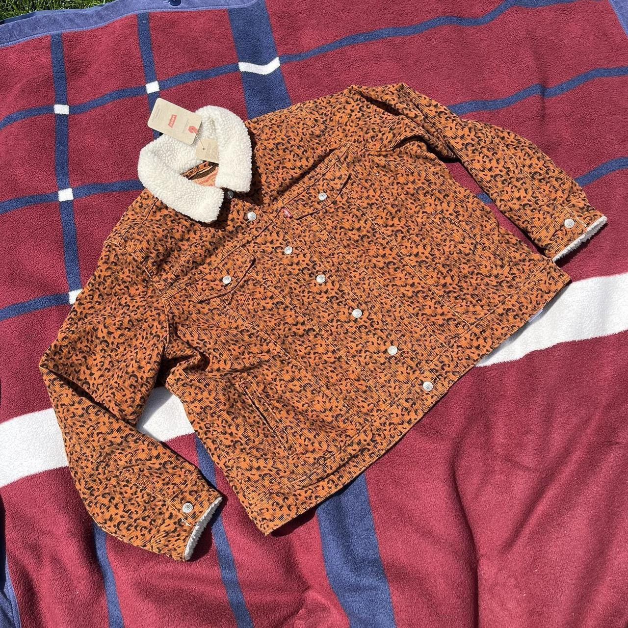 Levi's Levi’s sherpa collared corduroy jacket leopard print Size ONE SIZE - 1 Thumbnail