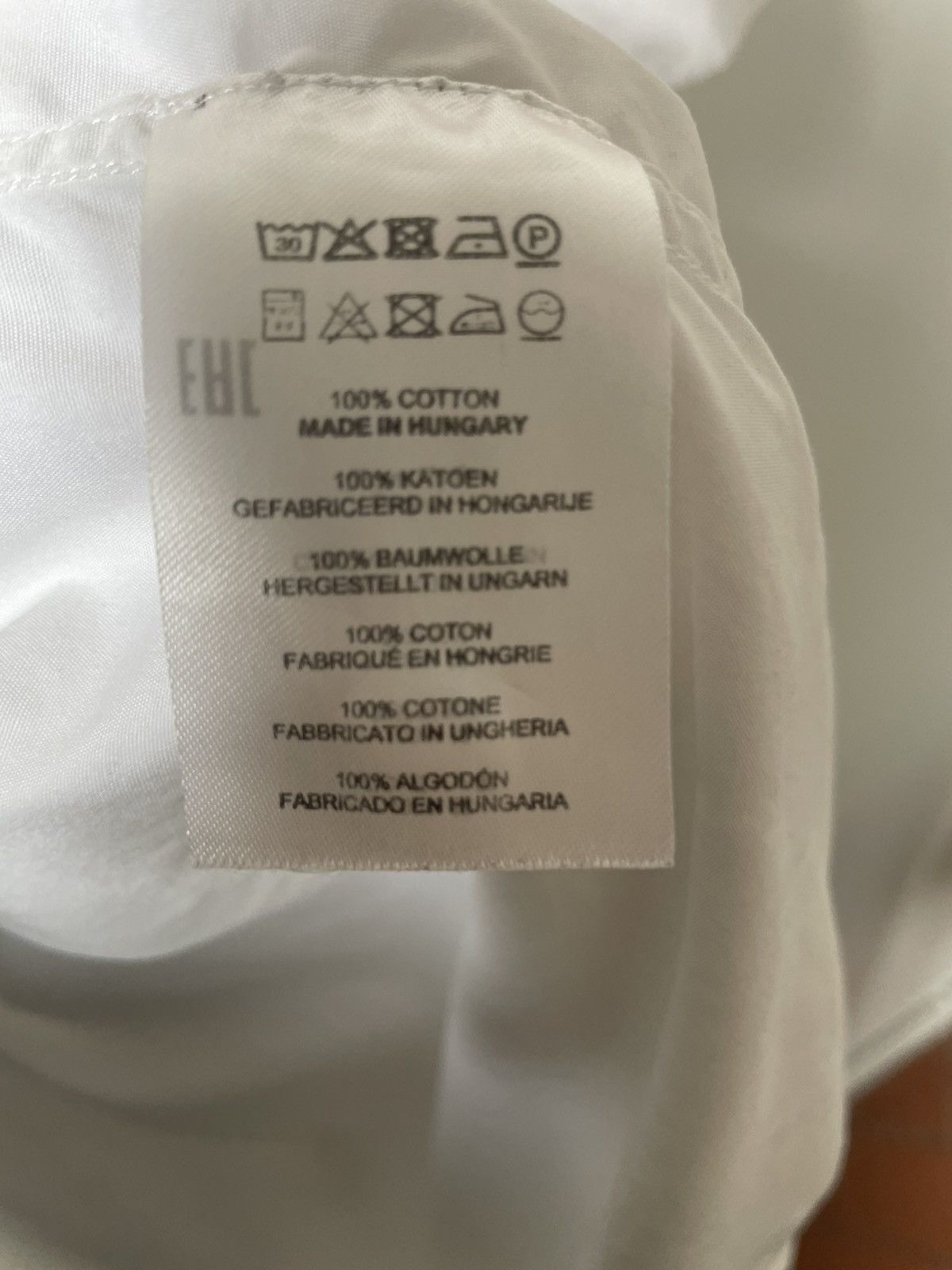 Dries Van Noten Dries Van Noten oversized white button up shirt L Size US L / EU 52-54 / 3 - 4 Thumbnail