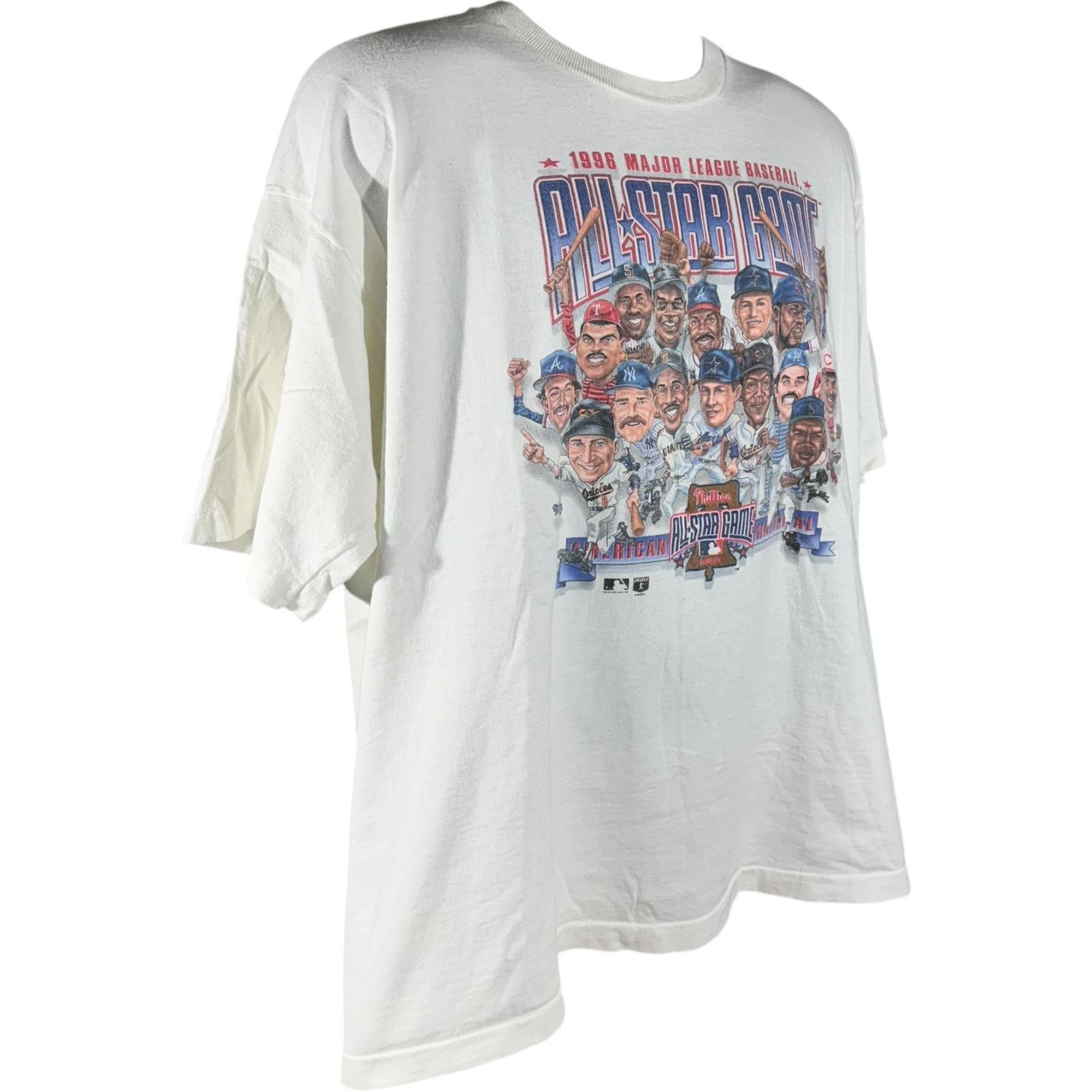 Pro Player Vintage Pro Player MLB All Star Game Caricature Tee 1996 Size US XXL / EU 58 / 5 - 4 Thumbnail