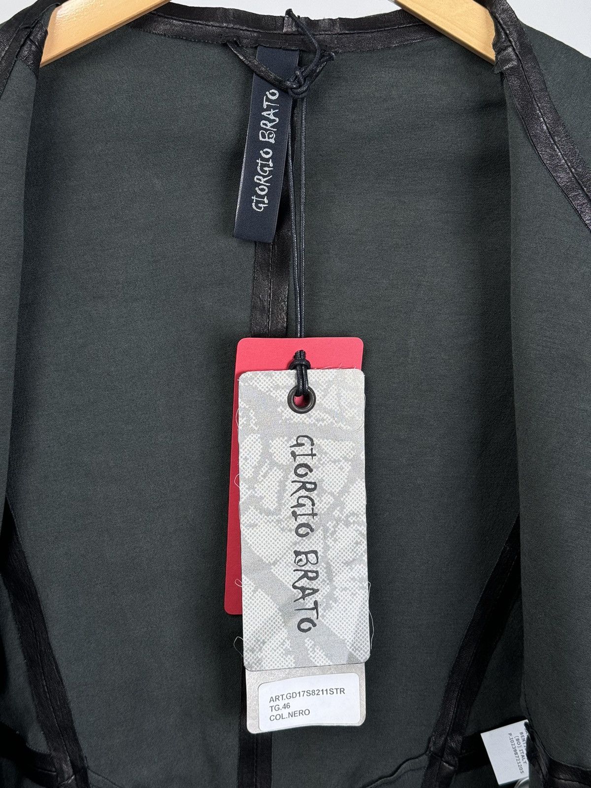 Giorgio Brato Leather zip up jacket Size US S / EU 44-46 / 1 - 10 Thumbnail
