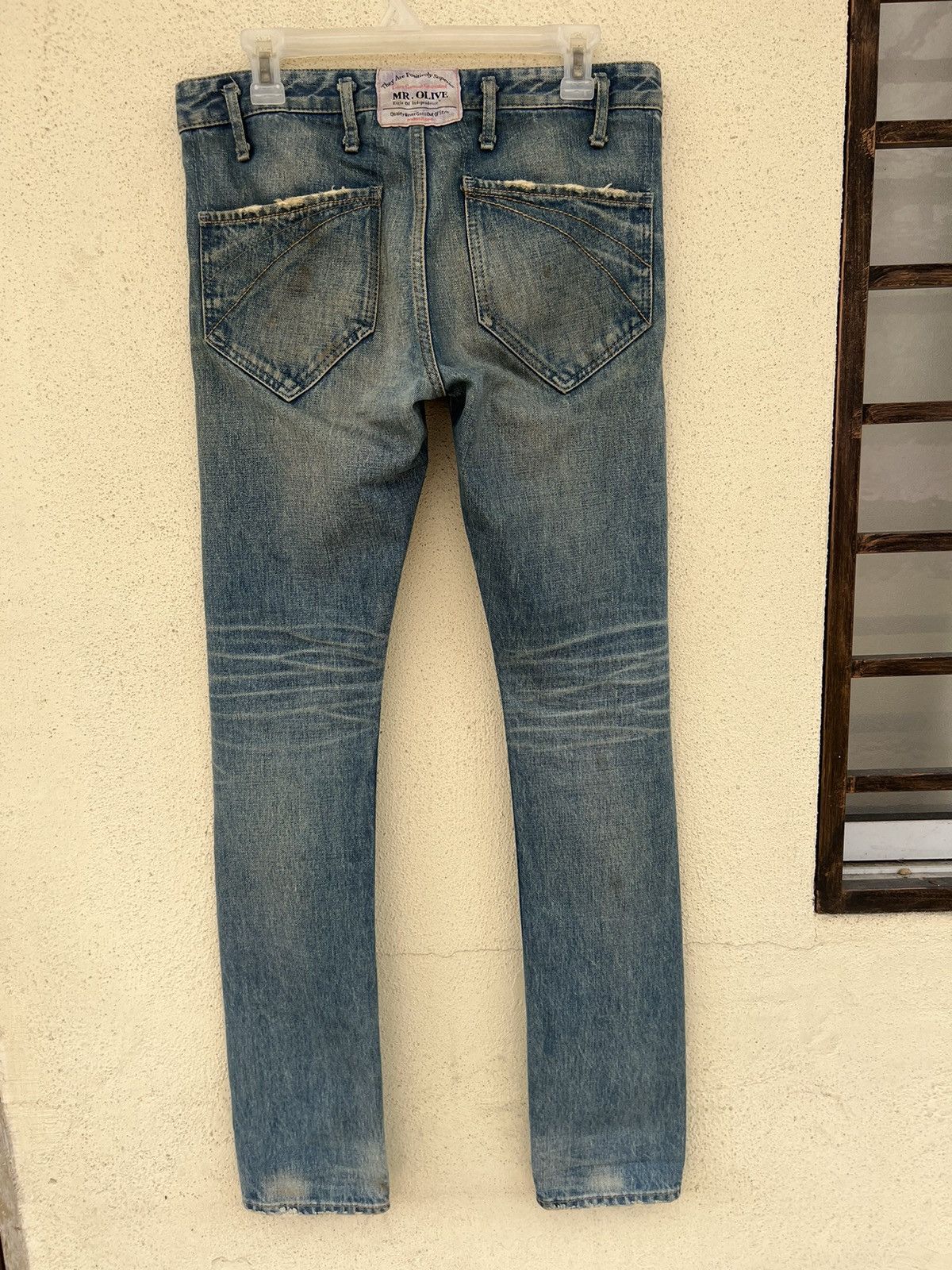 Mr. Olive Mr. Olive Japan Mud Denim Selvedge Distressed Jeans Size US 29 - 15 Thumbnail