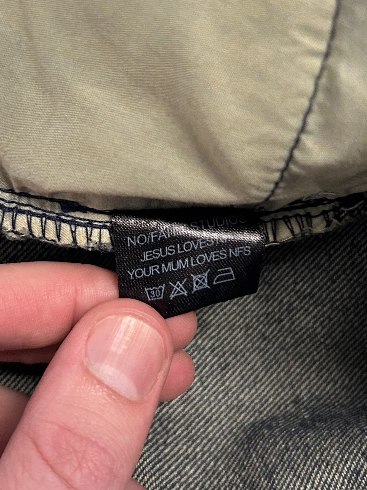 No Faith Studios 002 Flared Denim Size US 34 / EU 50 - 6 Thumbnail