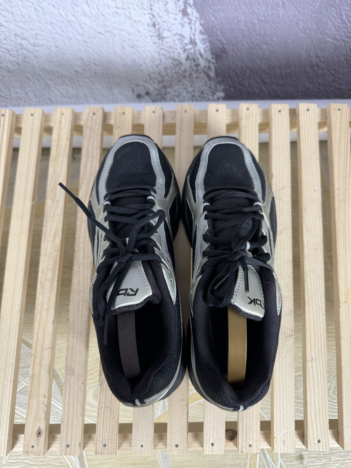 Reebok Reebok Dmx vintage black silver low top sneakers Size US 7.5 / EU 40-41 - 7 Thumbnail