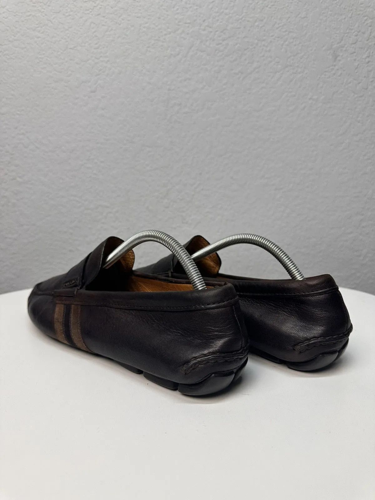 Vintage Prada Shoes Brown Leather Vintage Design luisvuitton Style Size US 9.5 / EU 42-43 - 4 Thumbnail