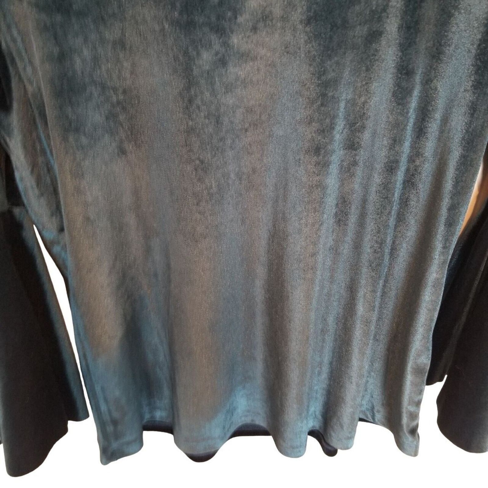 Patrizia Pepe Patrizia Luca Womens Velvet Top Whimsigoth M Fairy Grunge Size M / US 6-8 / IT 42-44 - 3 Thumbnail