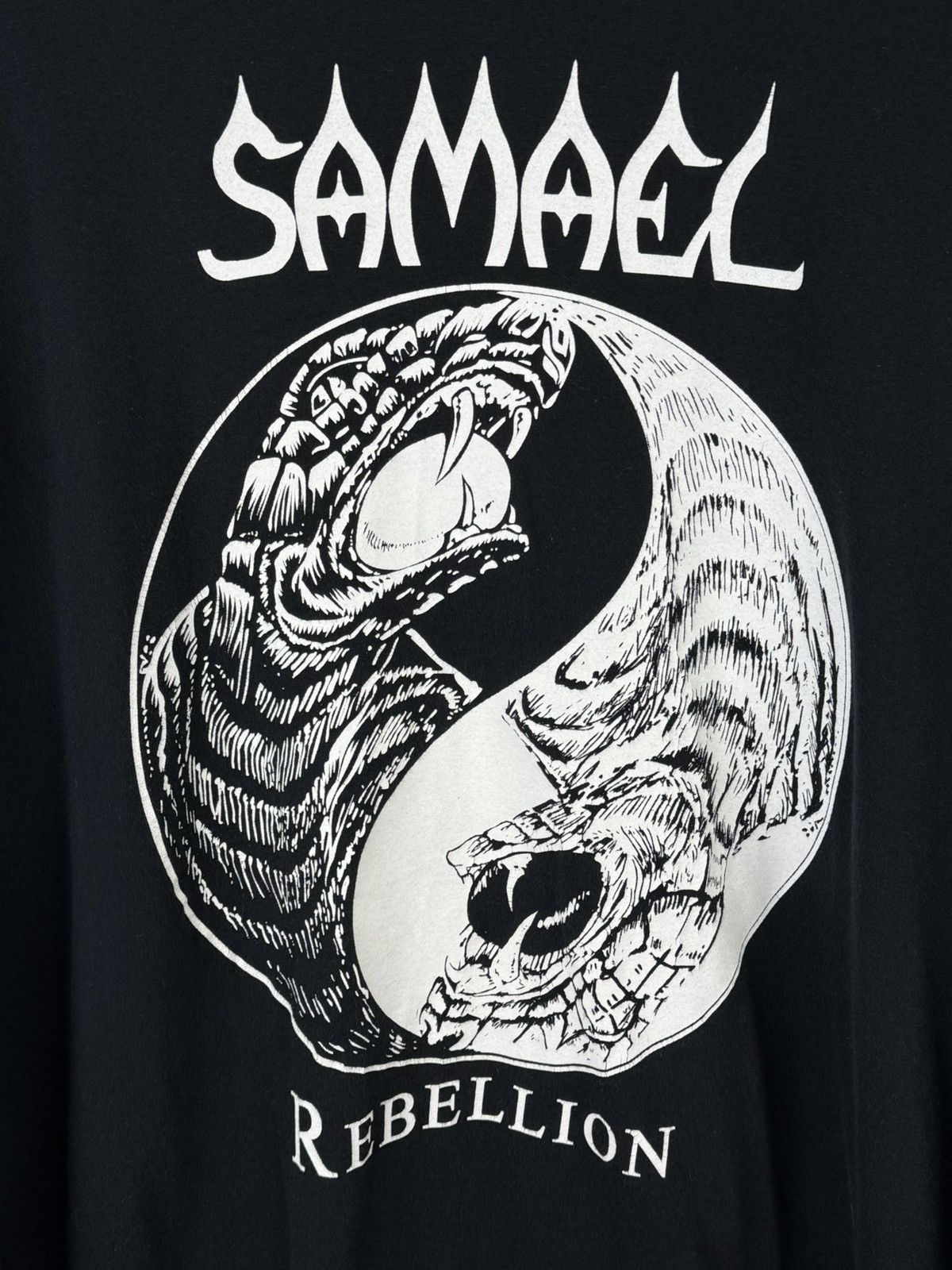 Band Tees Vintage Samael Rebellion 2001 Heavy Metal Band Long Sleeve L Size US L / EU 52-54 / 3 - 2 Thumbnail