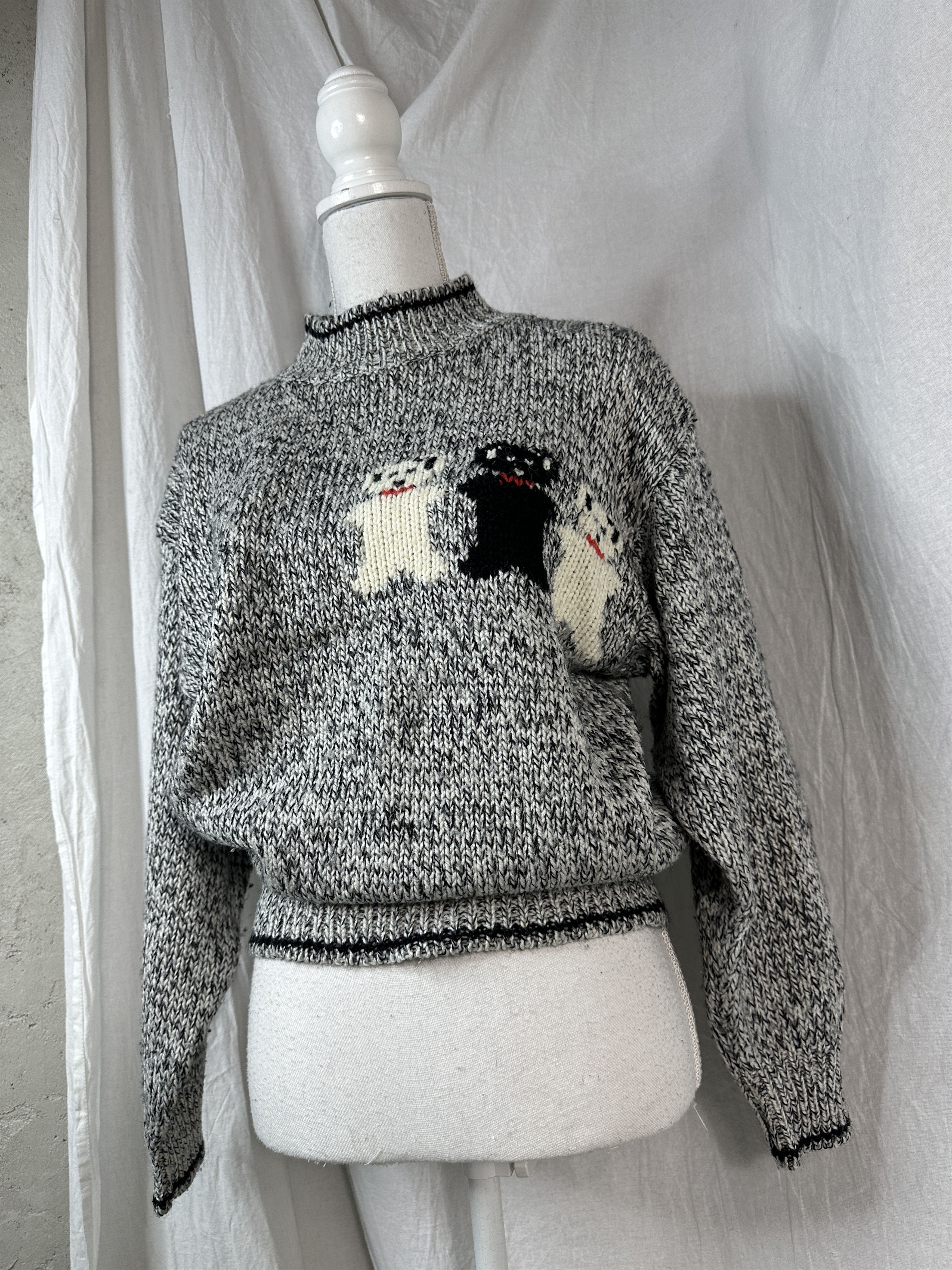Vintage Vintage Teddy Bear Sweater Size M / US 6-8 / IT 42-44 - 6 Thumbnail