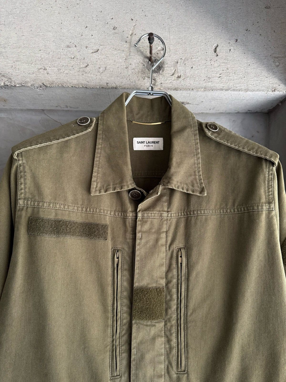 SAINT LAURENT PARIS 16AW MILITARY COAT