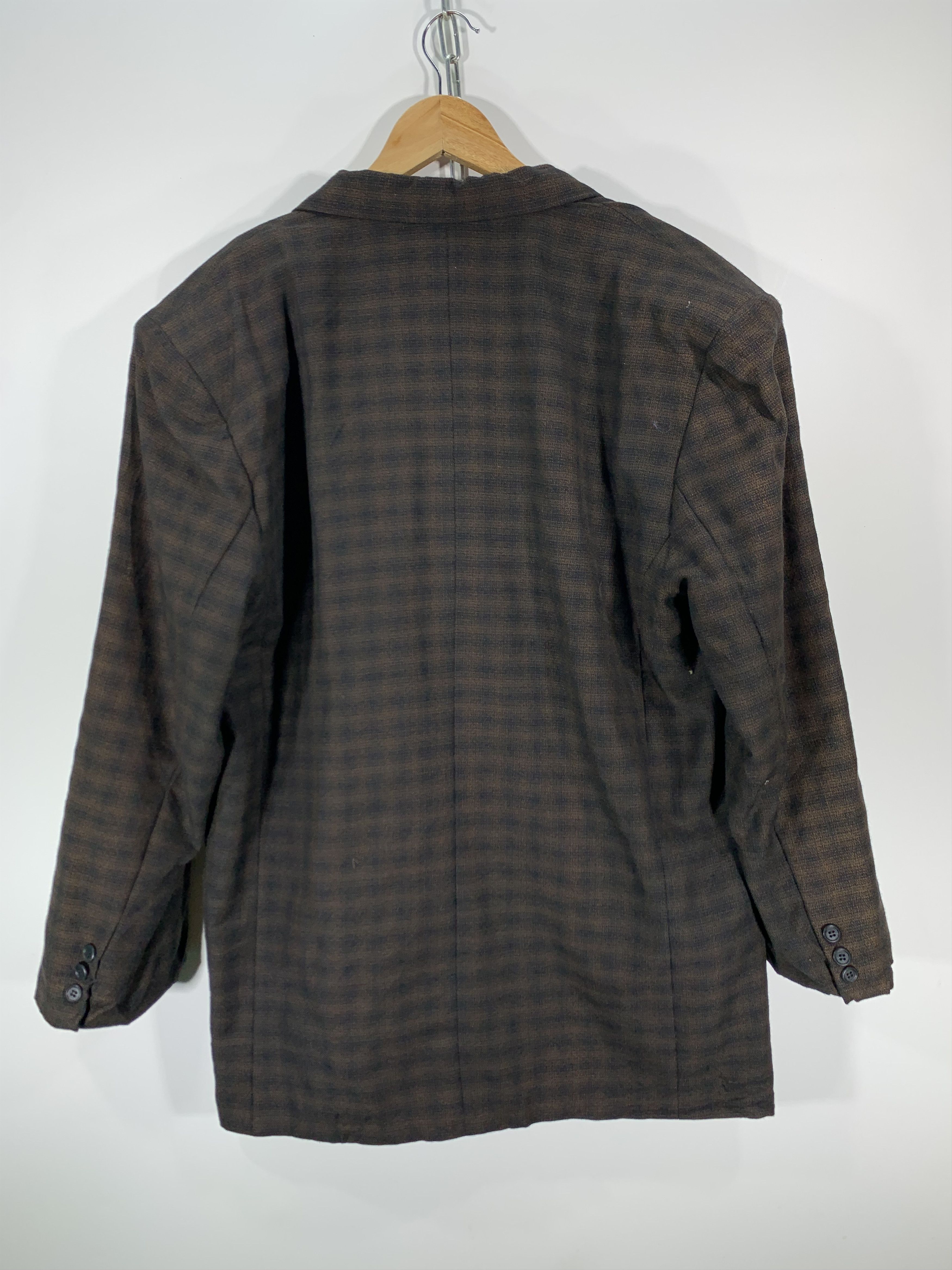 Japanese Brand × Vintage ⚡️Vintage Neo Blood Tartan Blazer Size US L / EU 52-54 / 3 - 10 Thumbnail