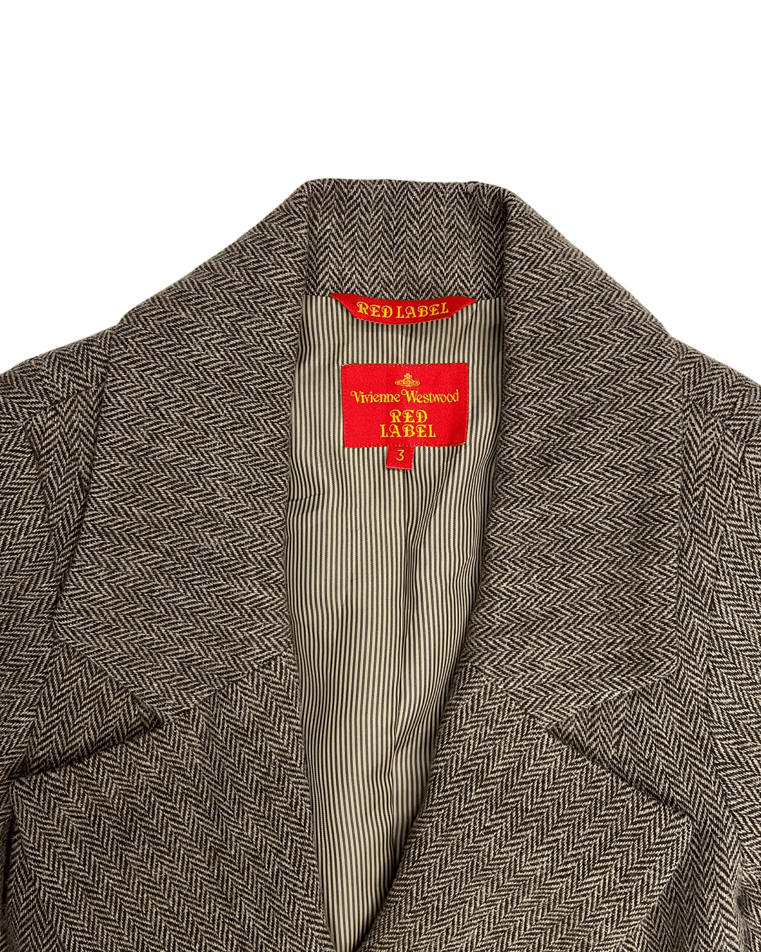 Vivienne Westwood Vivienne Westwood Red Label Herringbone Wool Blazer Size L / US 10 / IT 46 - 9 Thumbnail