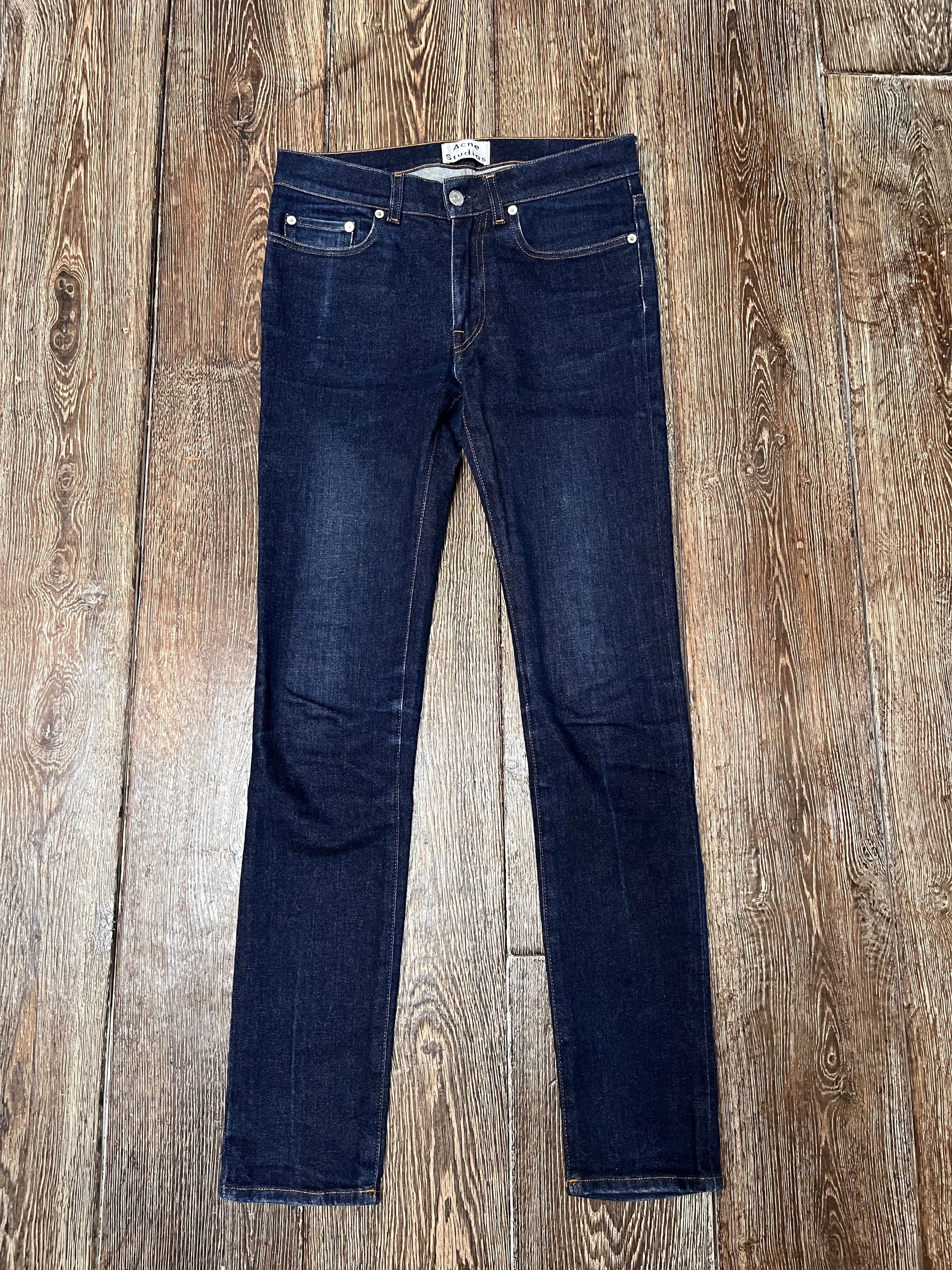 Acne Studios Raw Denim Slim Jeans