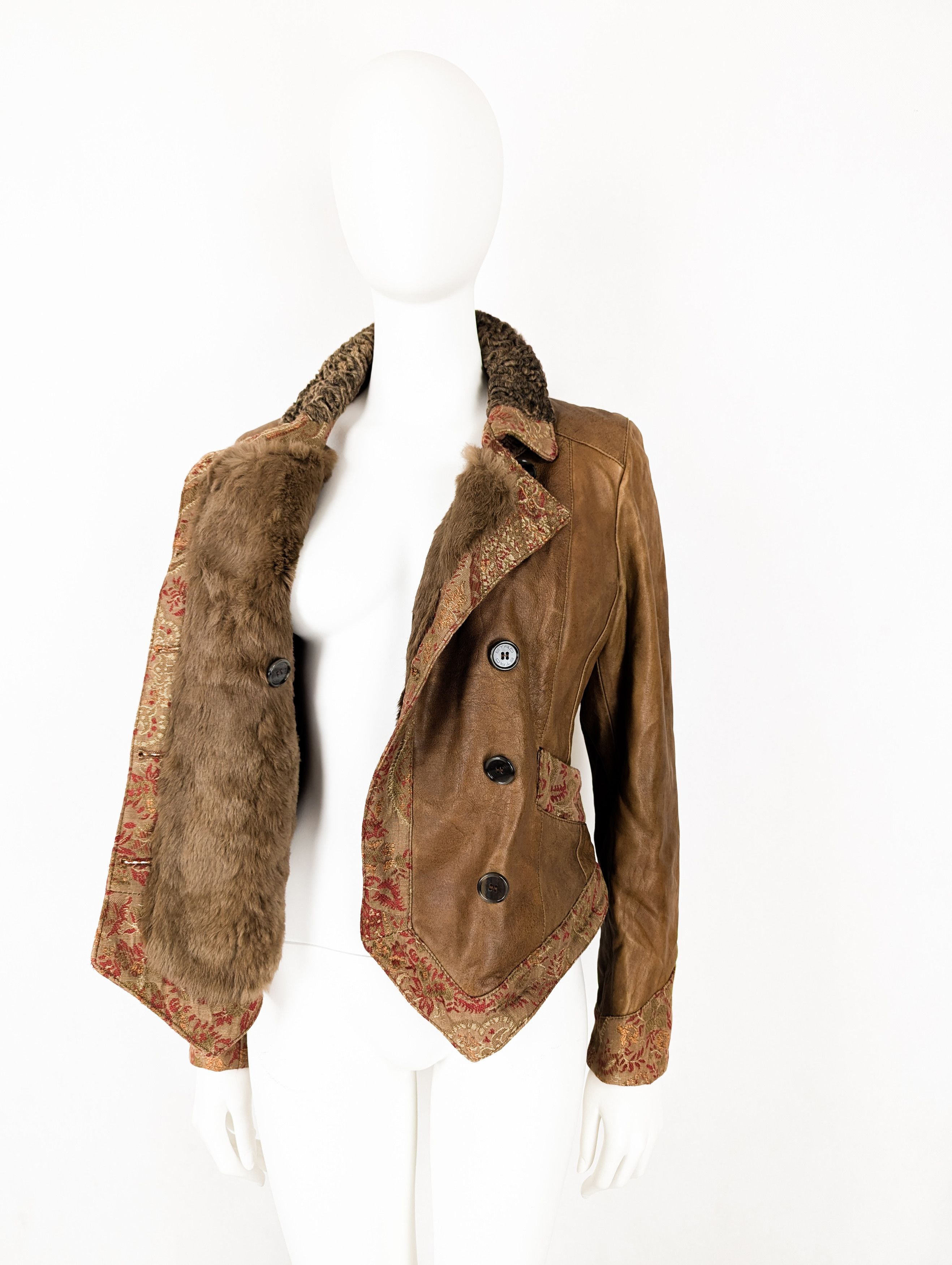 Etro Etro leather jacket with lapin inside Size M / US 6-8 / IT 42-44 - 6 Thumbnail