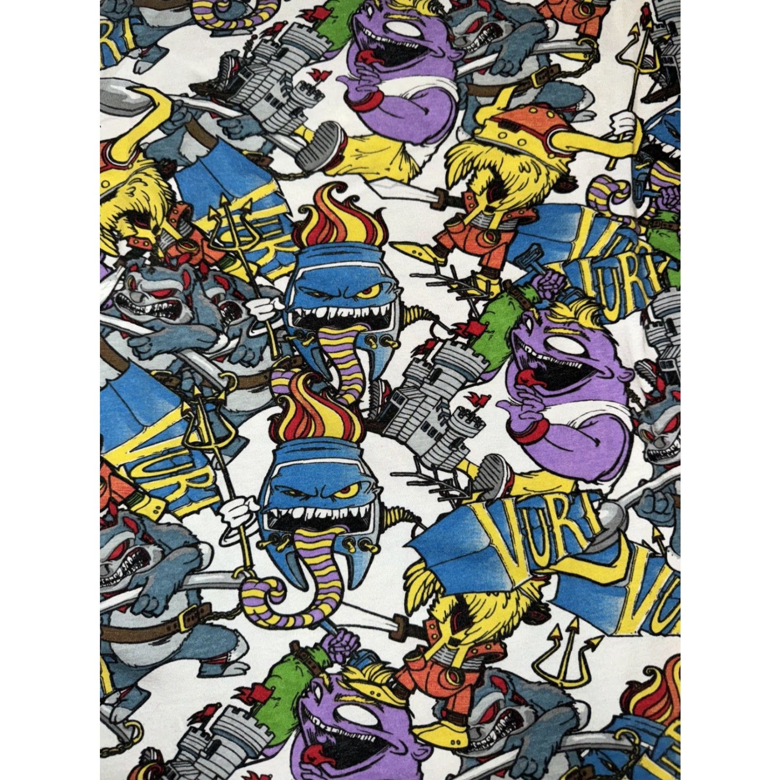 Gloverall Vurt Skateboarding All Over Print T-Shirt L Men Multicolor 21x25 Size US L / EU 52-54 / 3 - 5 Thumbnail