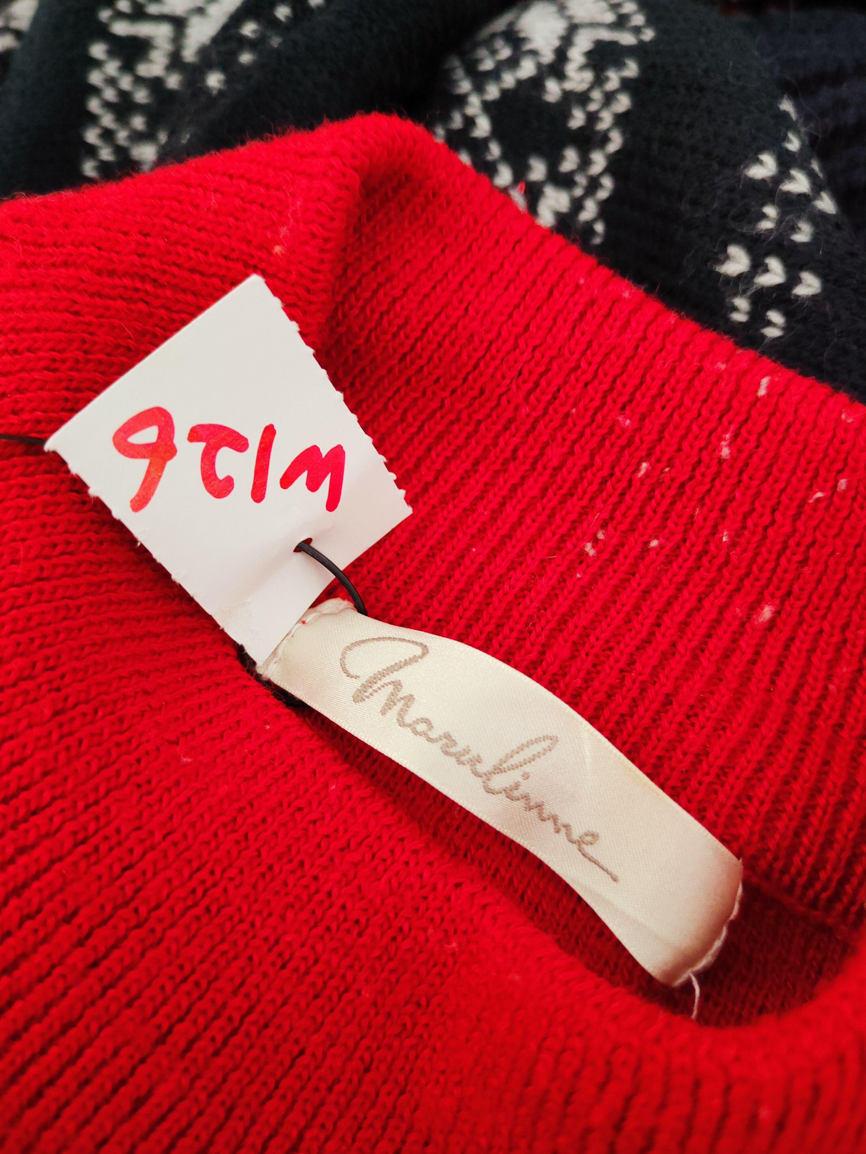 Japanese Brand × Vintage Marulinne Red Knitwear Sweatshirts #W126 Size M / US 6-8 / IT 42-44 - 13 Thumbnail