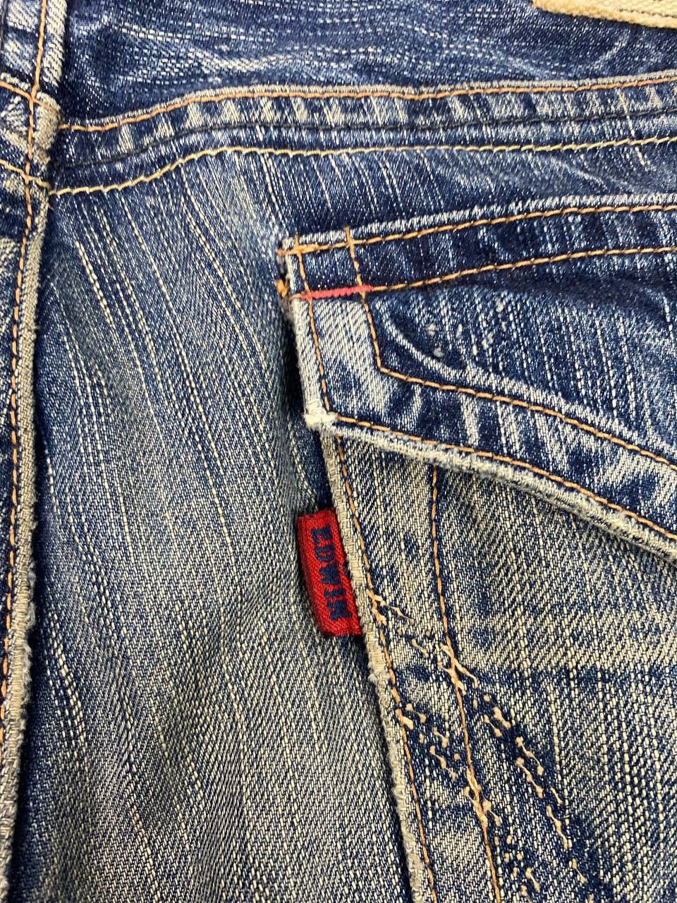 Edwin vintage edwin blue trip bootcut distressed denim Size US 36 / EU 52 - 4 Thumbnail