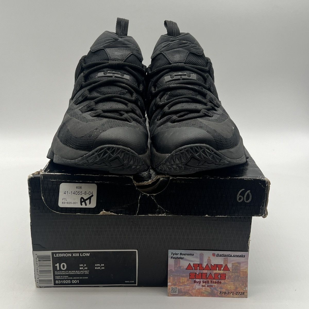 Nike Lebron 13 low blackout reflective Size US 10 / EU 43 - 2 Thumbnail