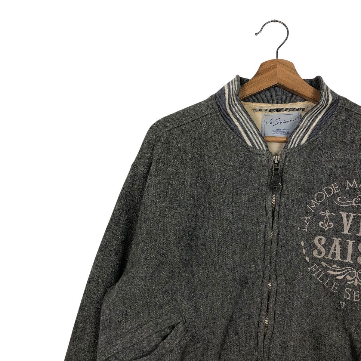 Issey Miyake Vintage Bomber Jacket Detroit Vie Saison Mademoiselle Japan Size US M / EU 48-50 / 2 - 8 Thumbnail