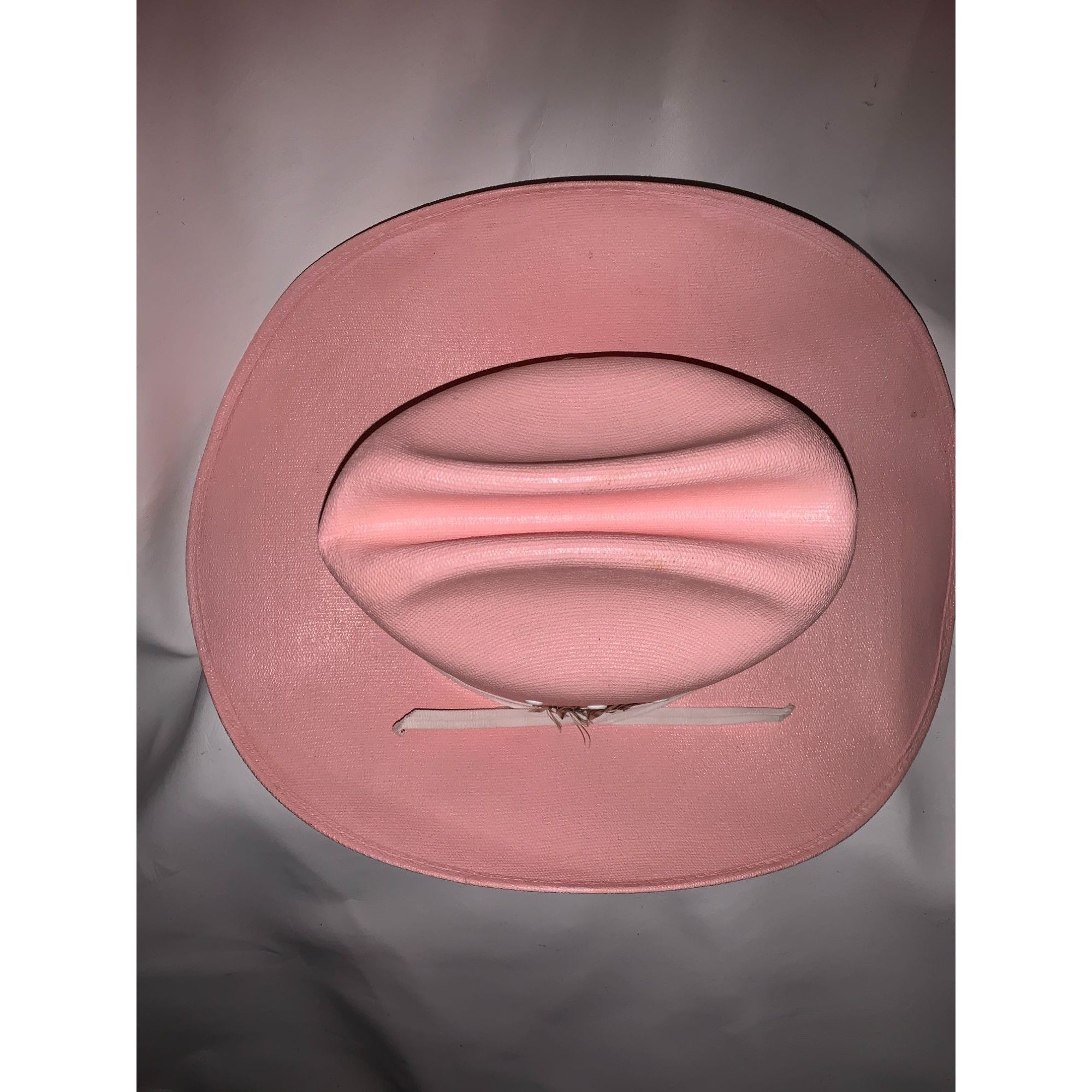 Vintage Double S Hat Collection Straw Hat - Pink size s Size ONE SIZE - 3 Thumbnail