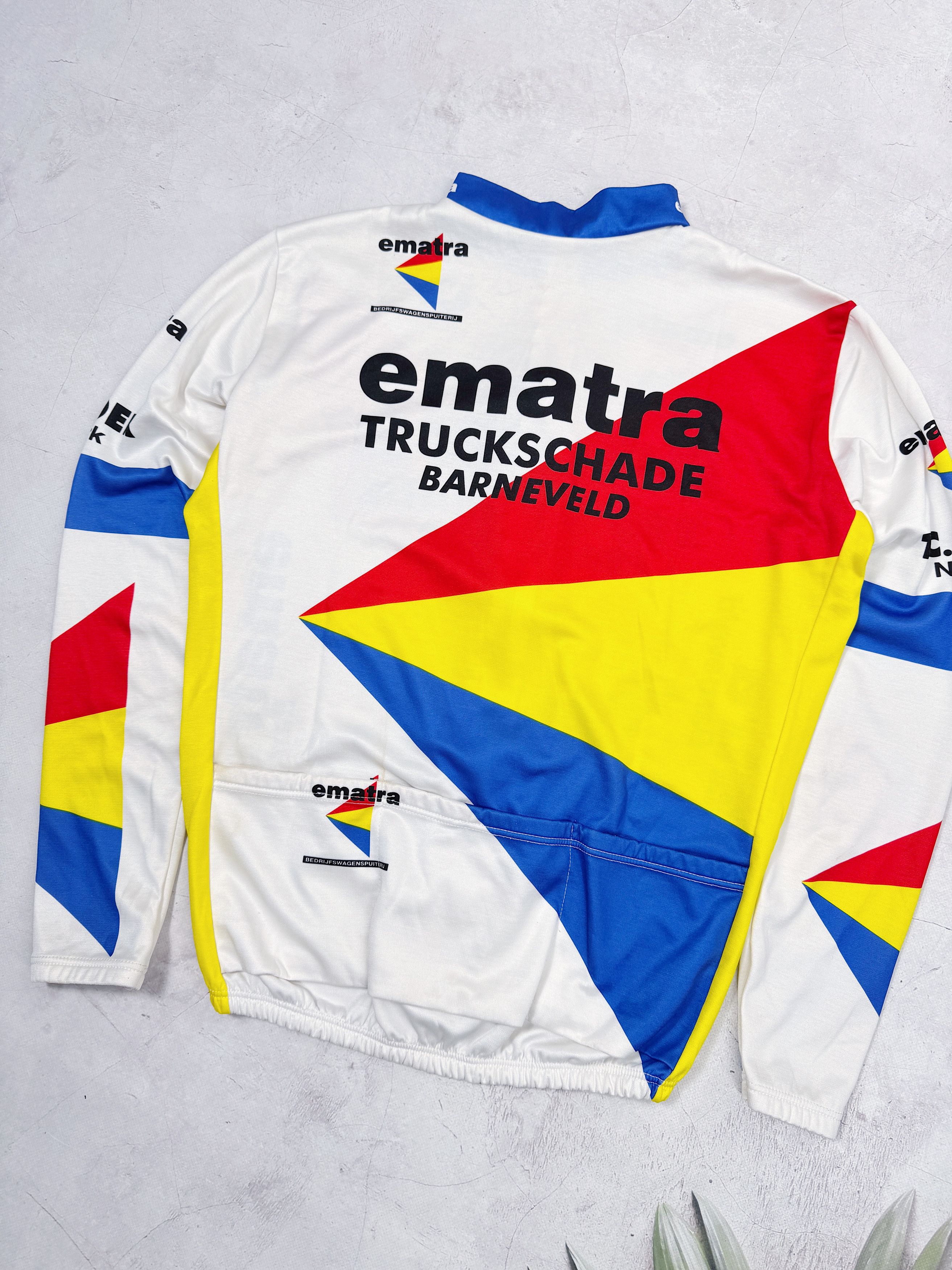 Vintage Vintage Vermarc Ematra Warm Cycling Jersey Size US L / EU 52-54 / 3 - 12 Thumbnail