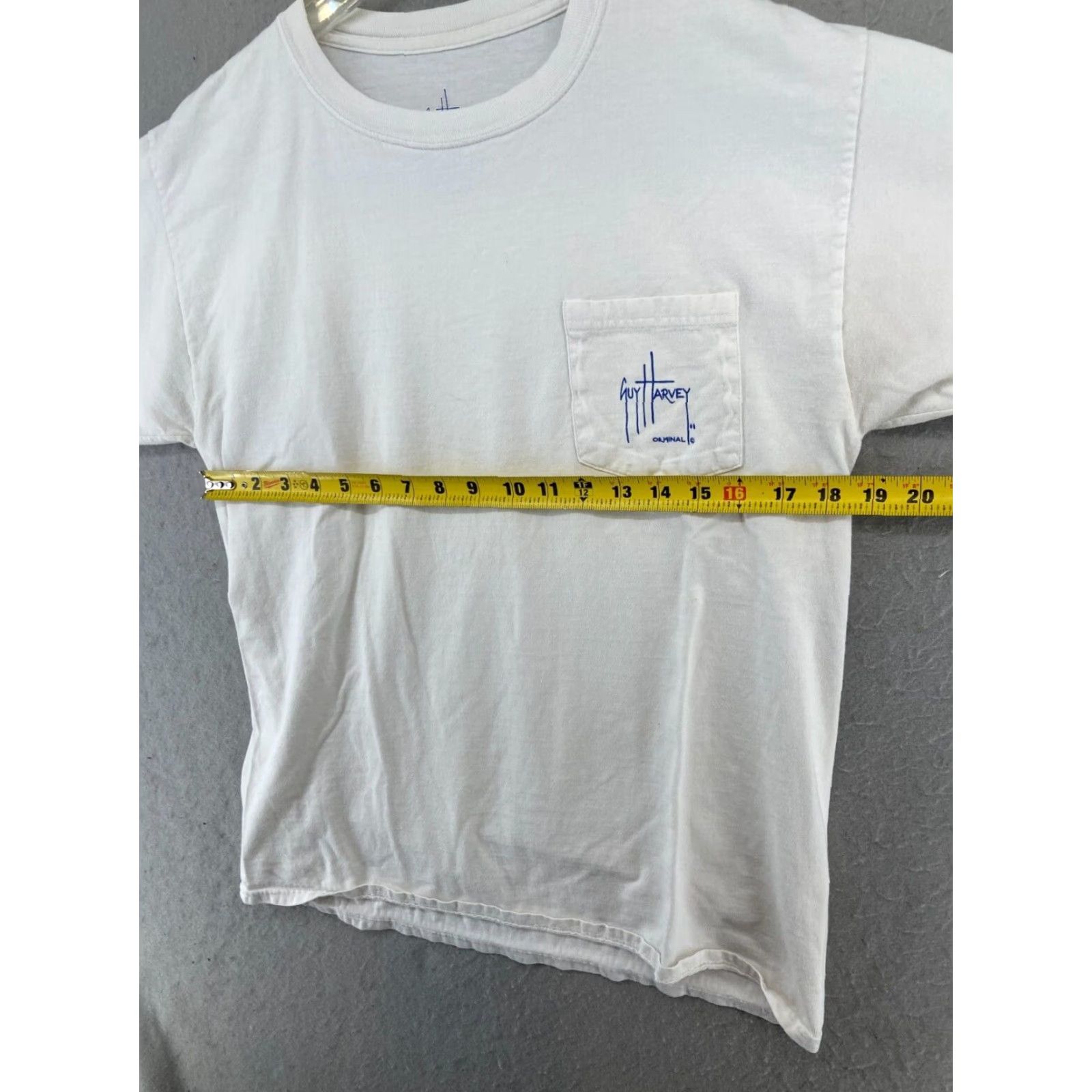 Guy Harvey VINTAGE Guy Harvey AFTCO Men's T-Shirt Medium White Outdoor Fishing Graphic Print 90s Men Size US M / EU 48-50 / 2 - 2 Thumbnail