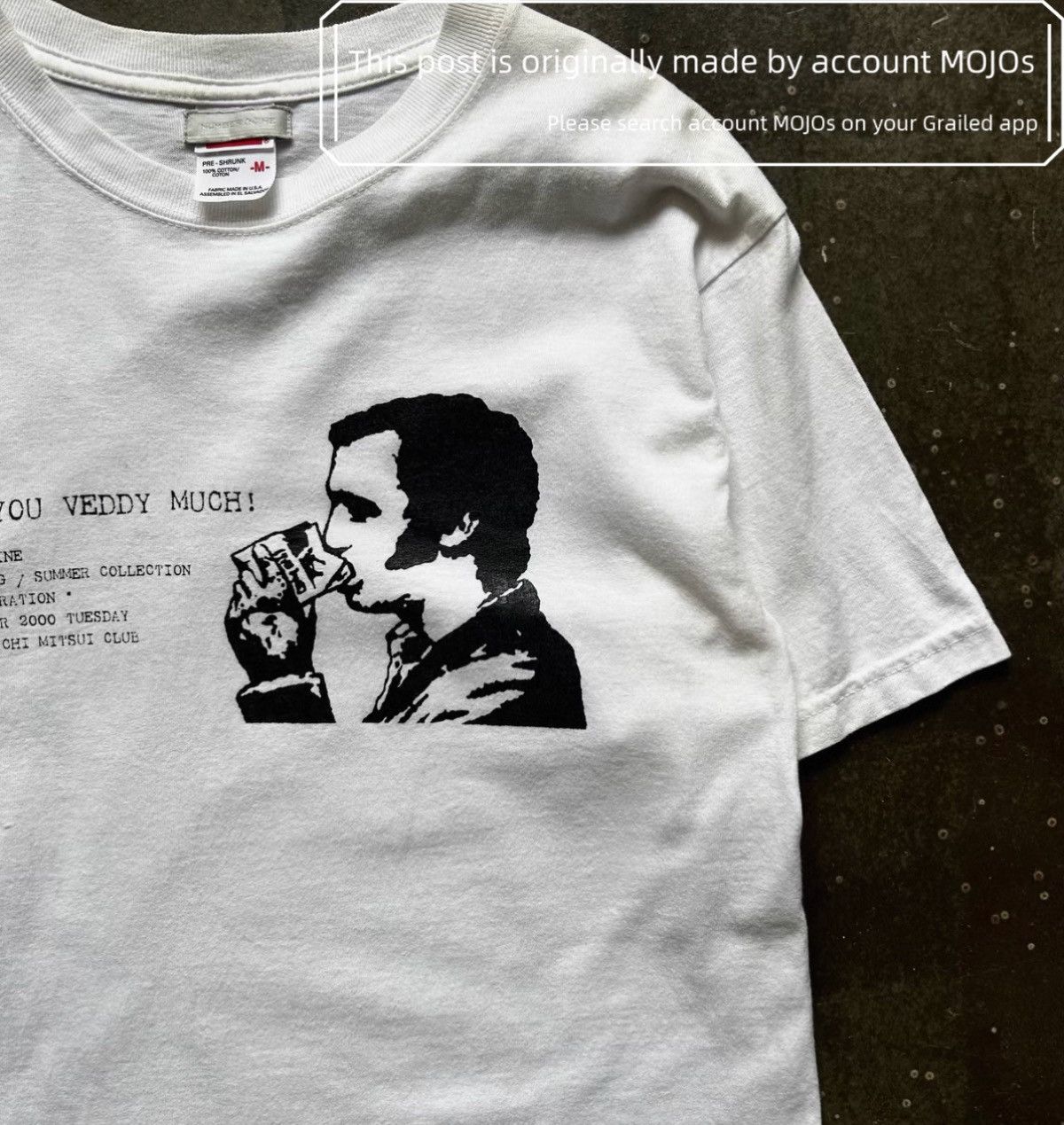 Number (N)ine Sz 2 Number Nine 01SS Tsunama Mitsui Club Tee mojos1316 Size US M / EU 48-50 / 2 - 5 Thumbnail